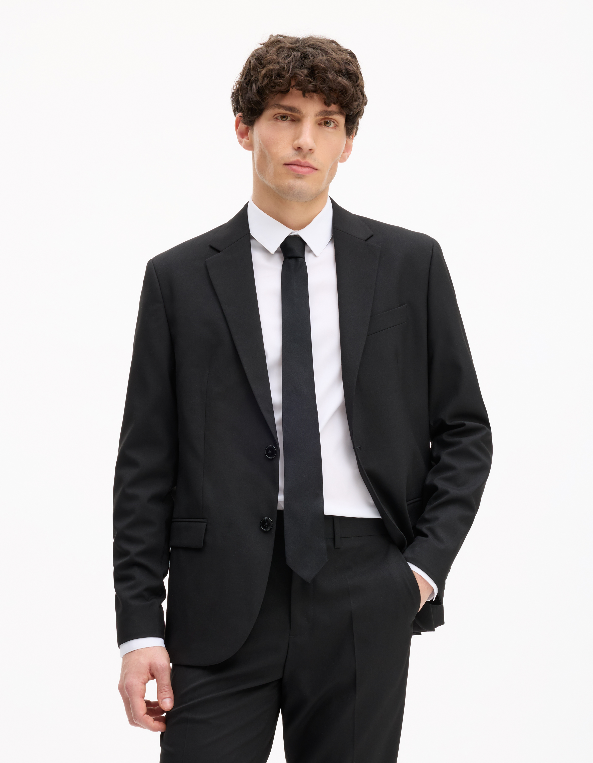 Veste de costume regular stretch - camaieu - Modalova