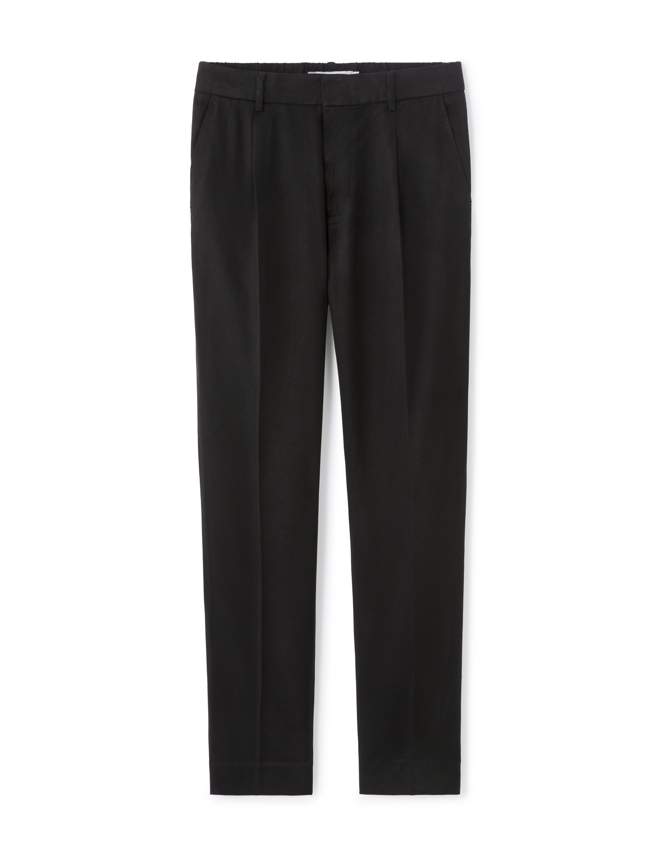 Pantalon chino straight TENCEL™ Lyocell - noir