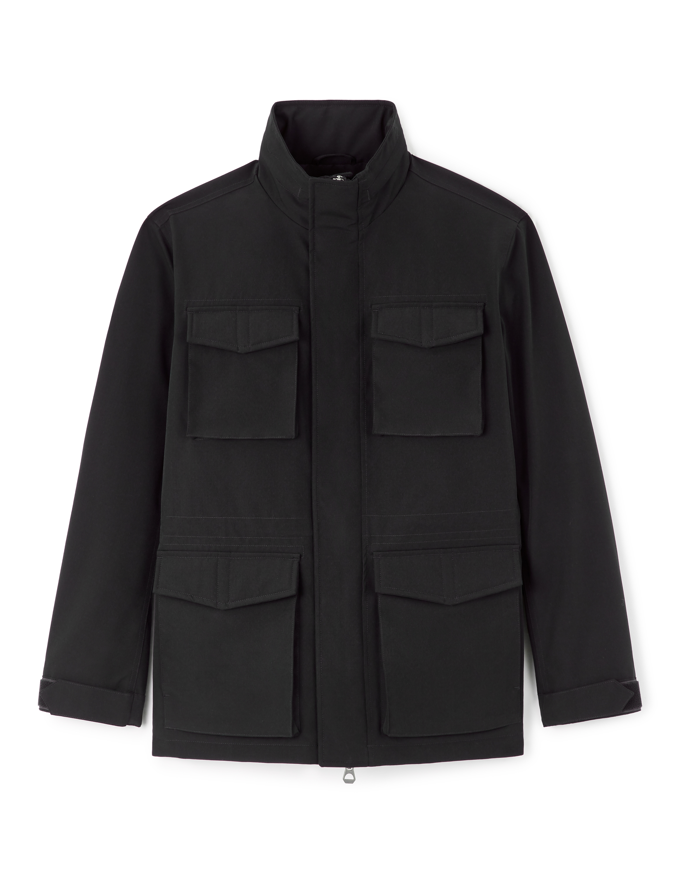 Parka col montant - noir