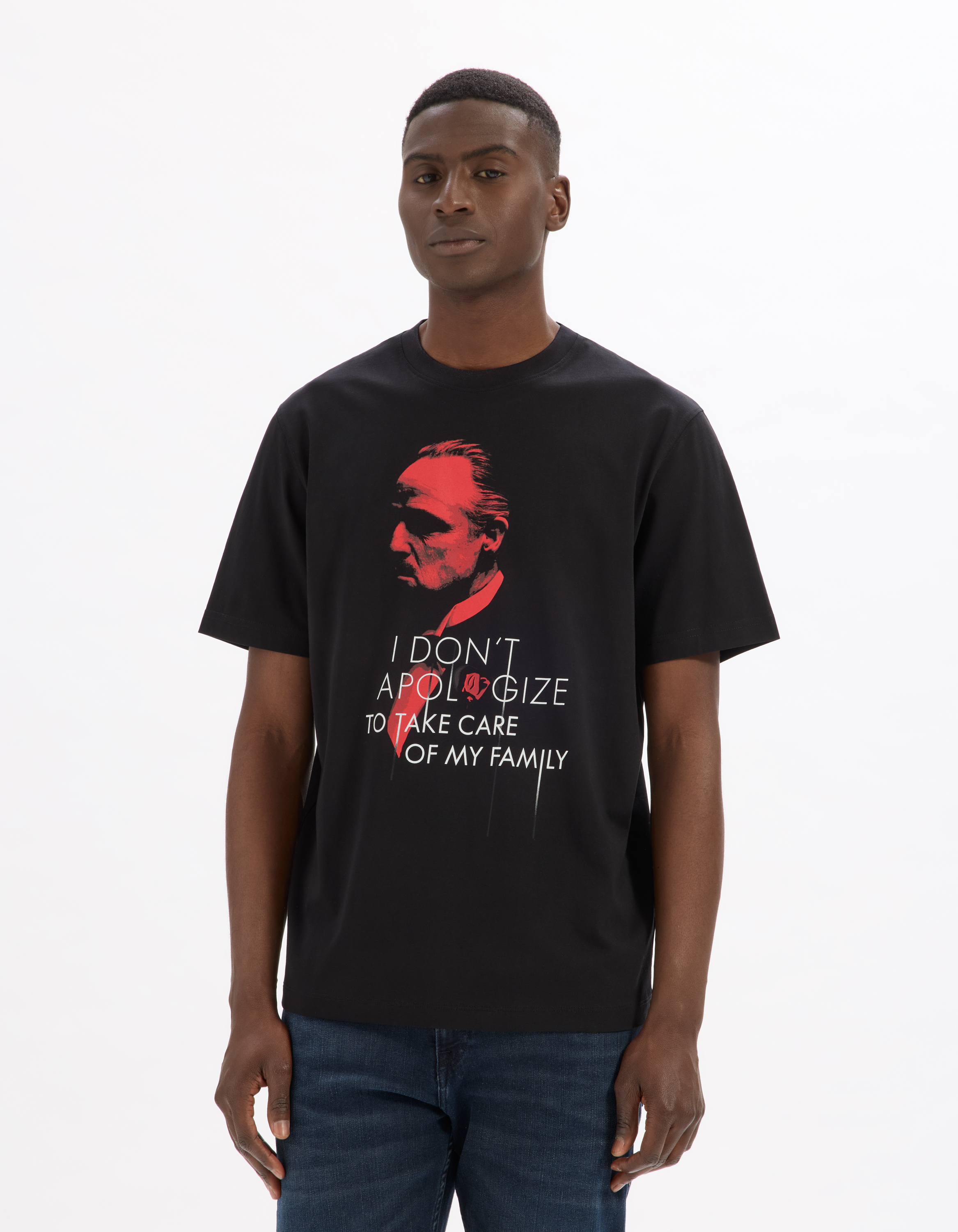 The Godfather - T-shirt noir - camaieu - Modalova