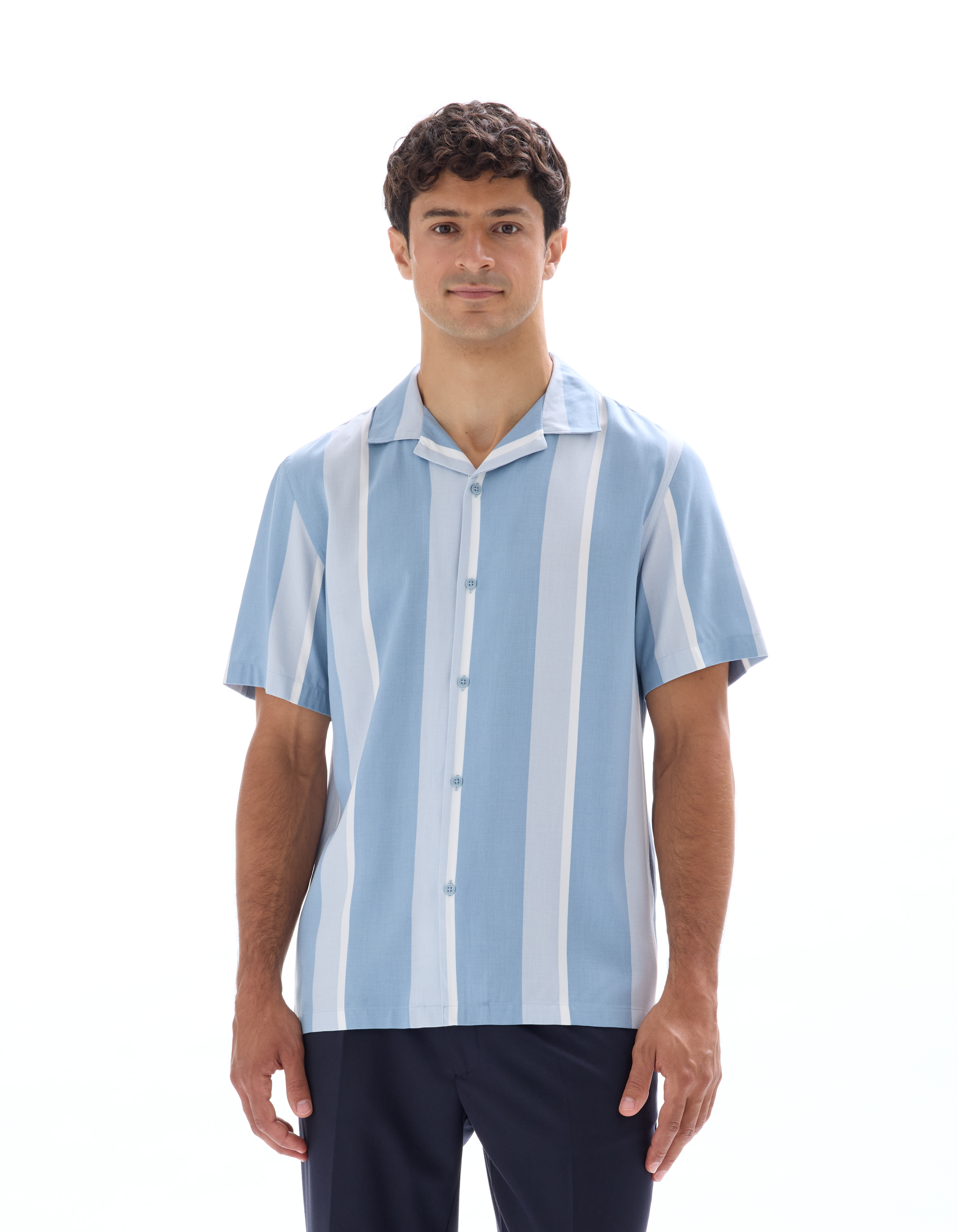 Chemisette regular imprimée 100% viscose - camaieu - Modalova