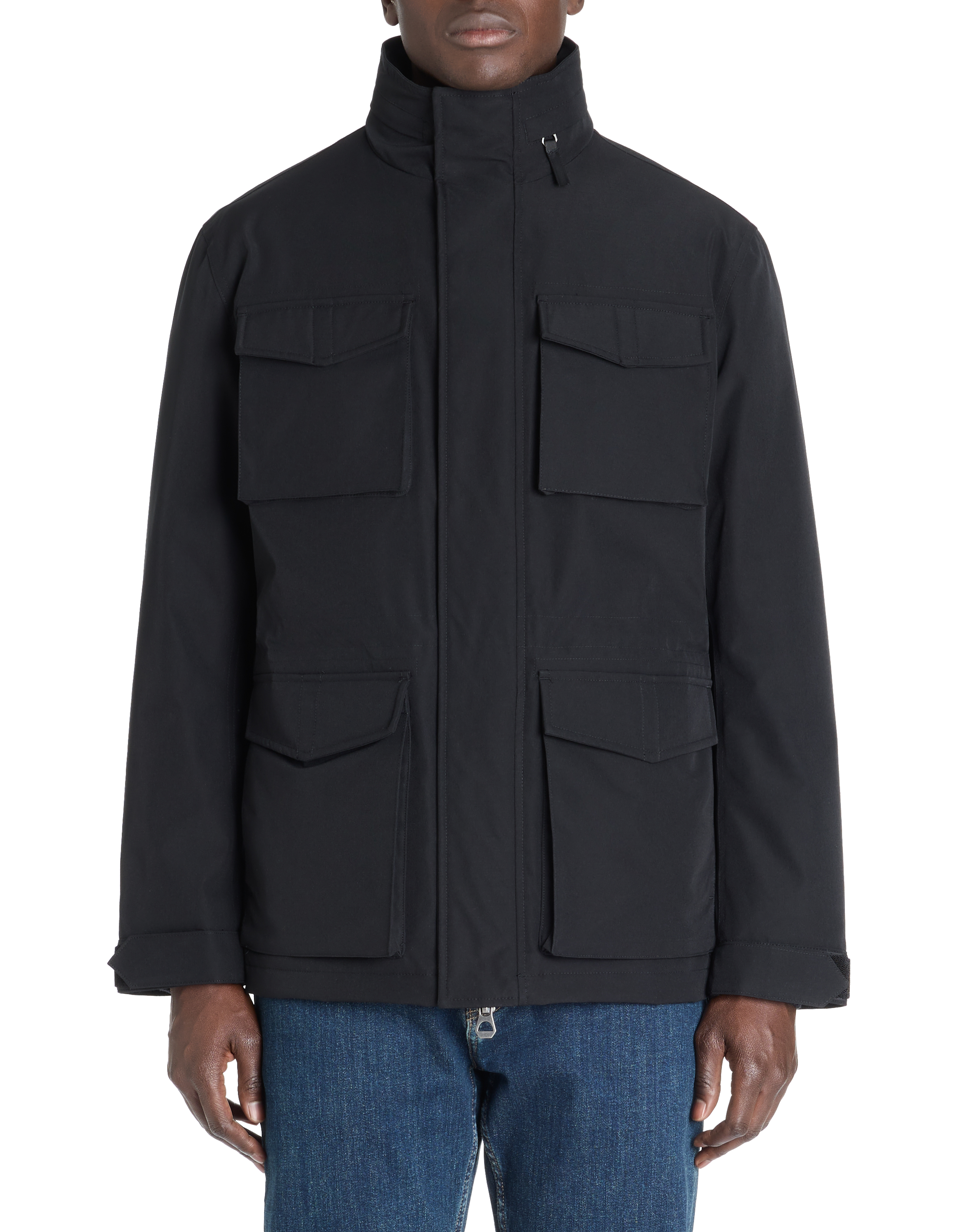 Parka col montant - noir - camaieu - Modalova
