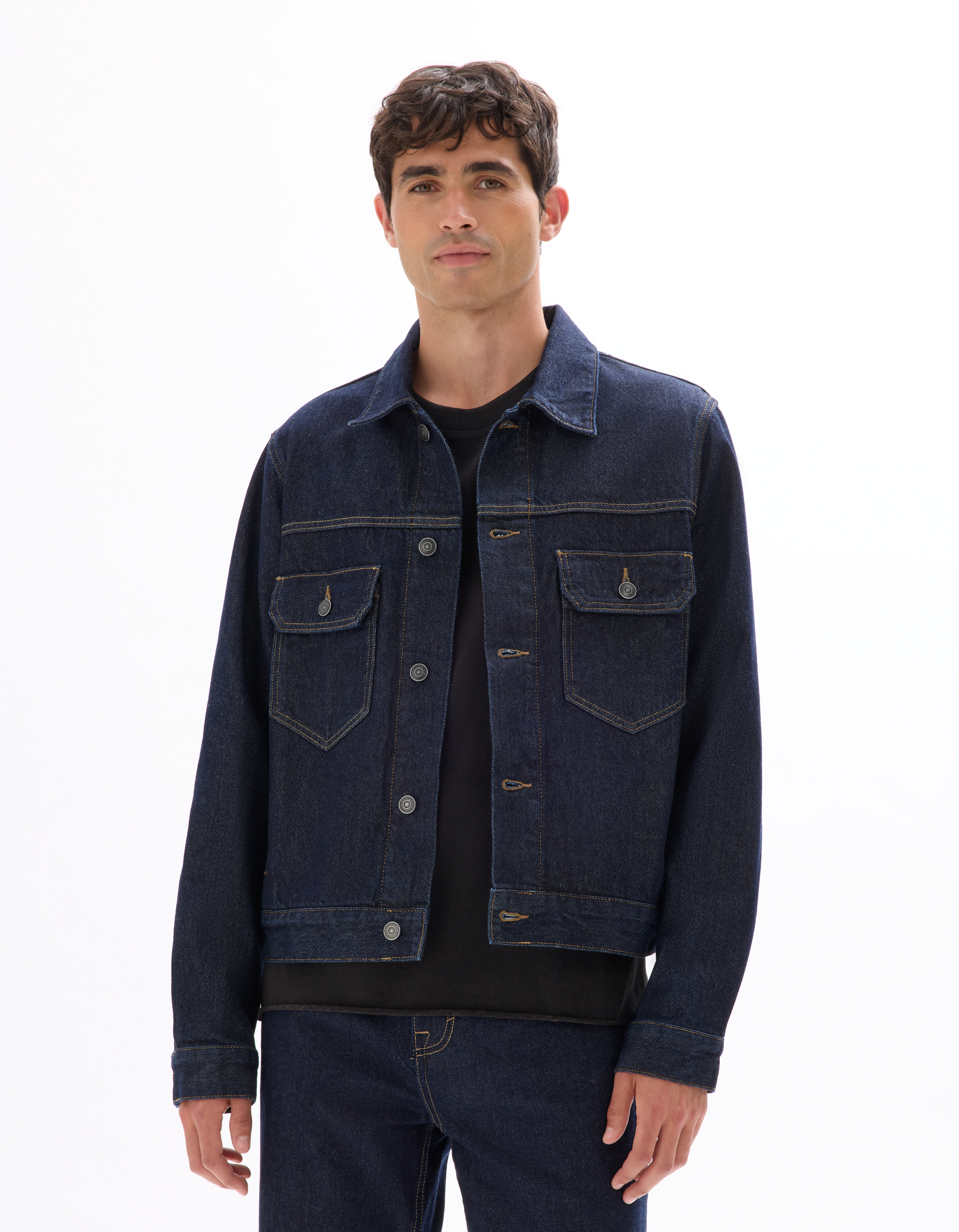 Veste en jean - brut - camaieu - Modalova