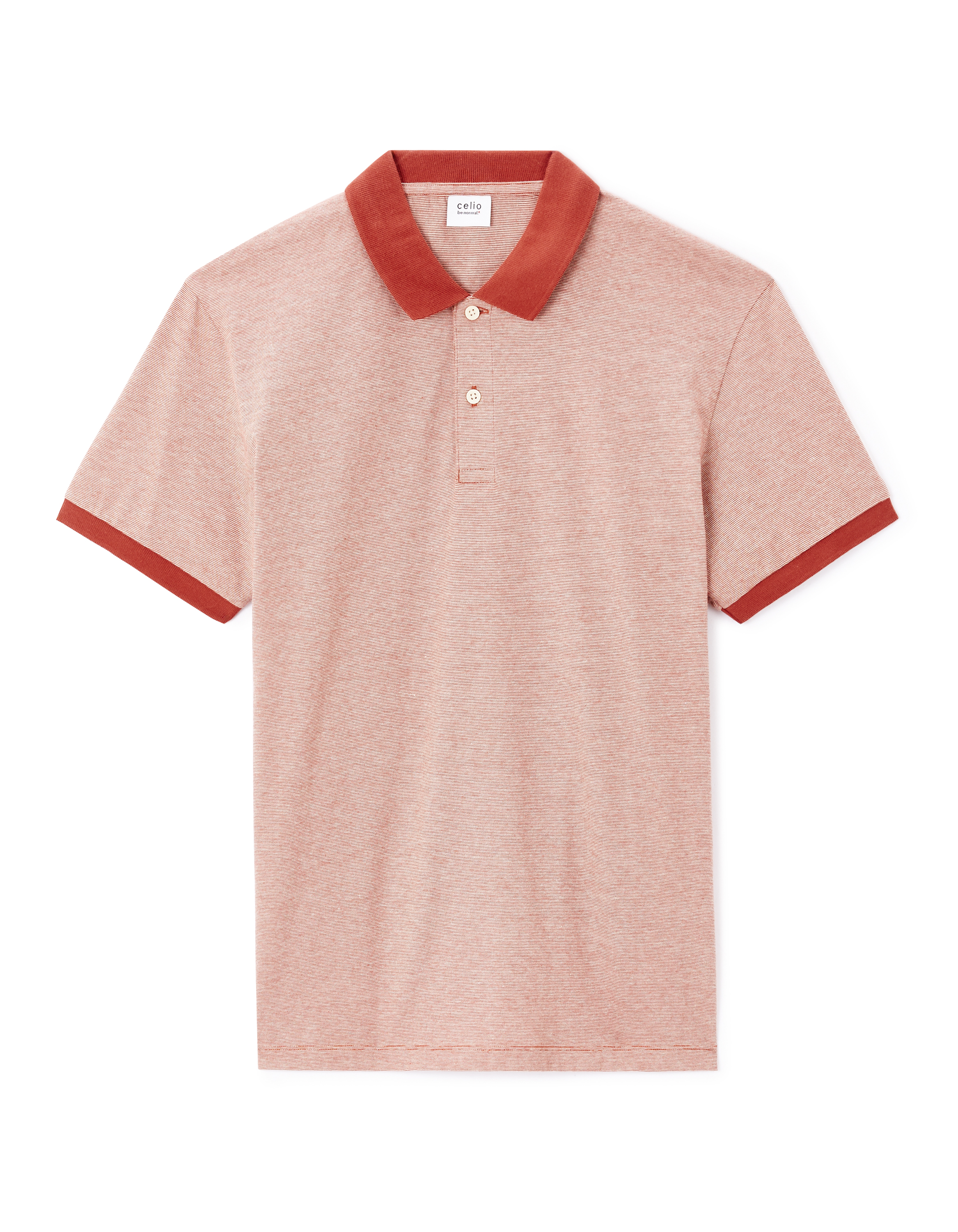 Polo regular 100% coton - marron