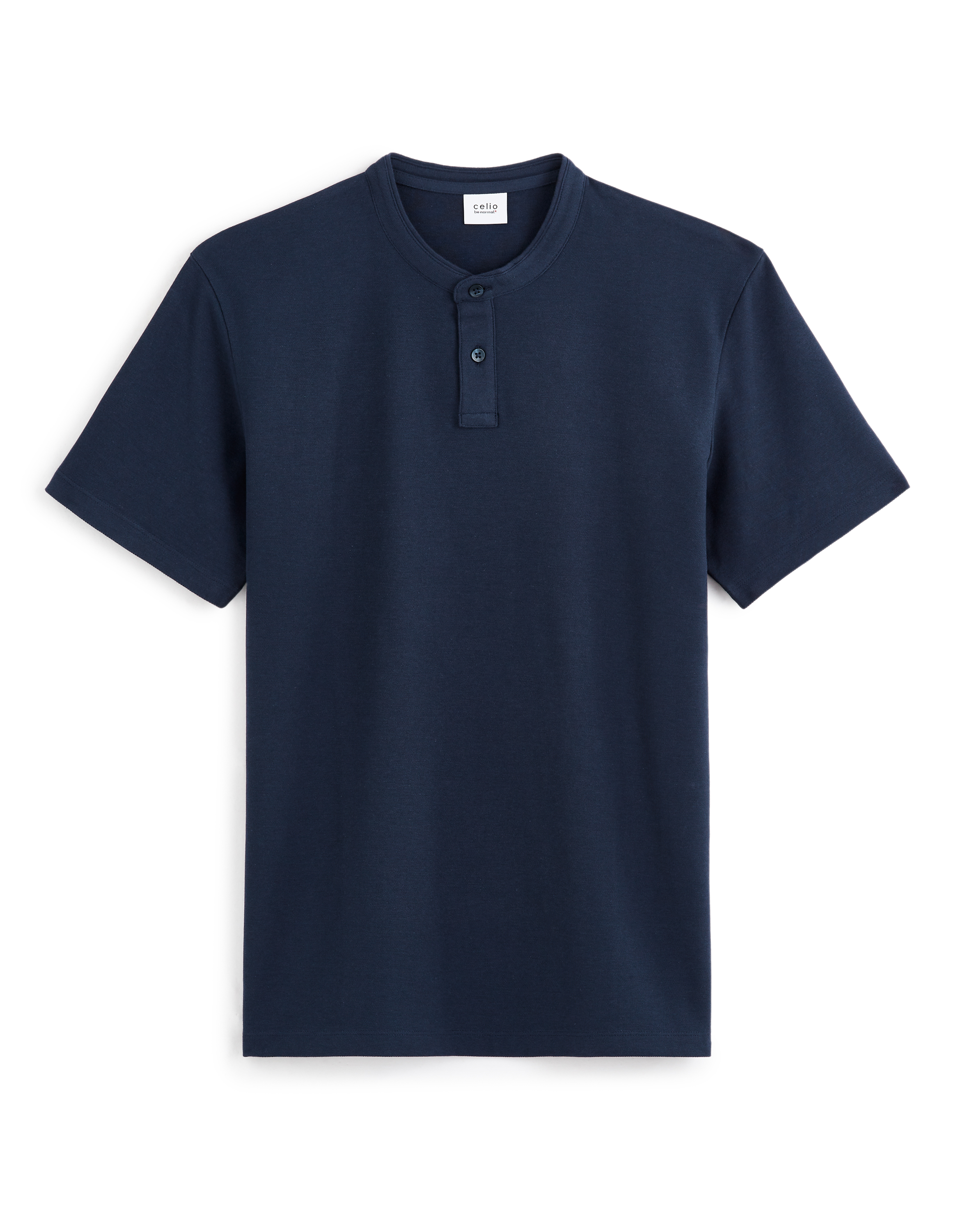 Polo piqué regular 100% coton - marine
