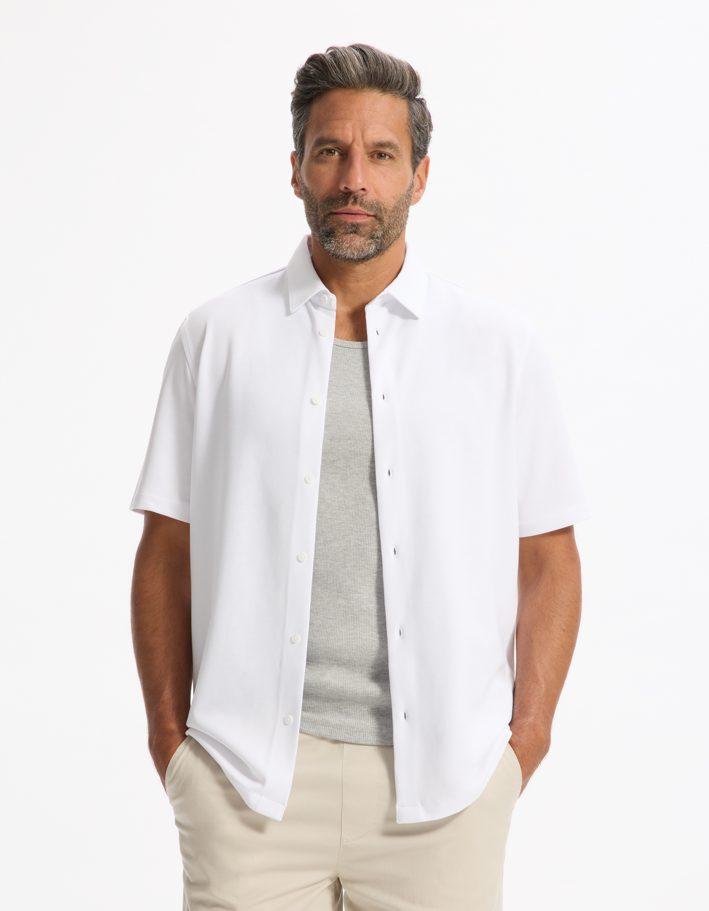 Chemisette regular en jersey - camaieu - Modalova