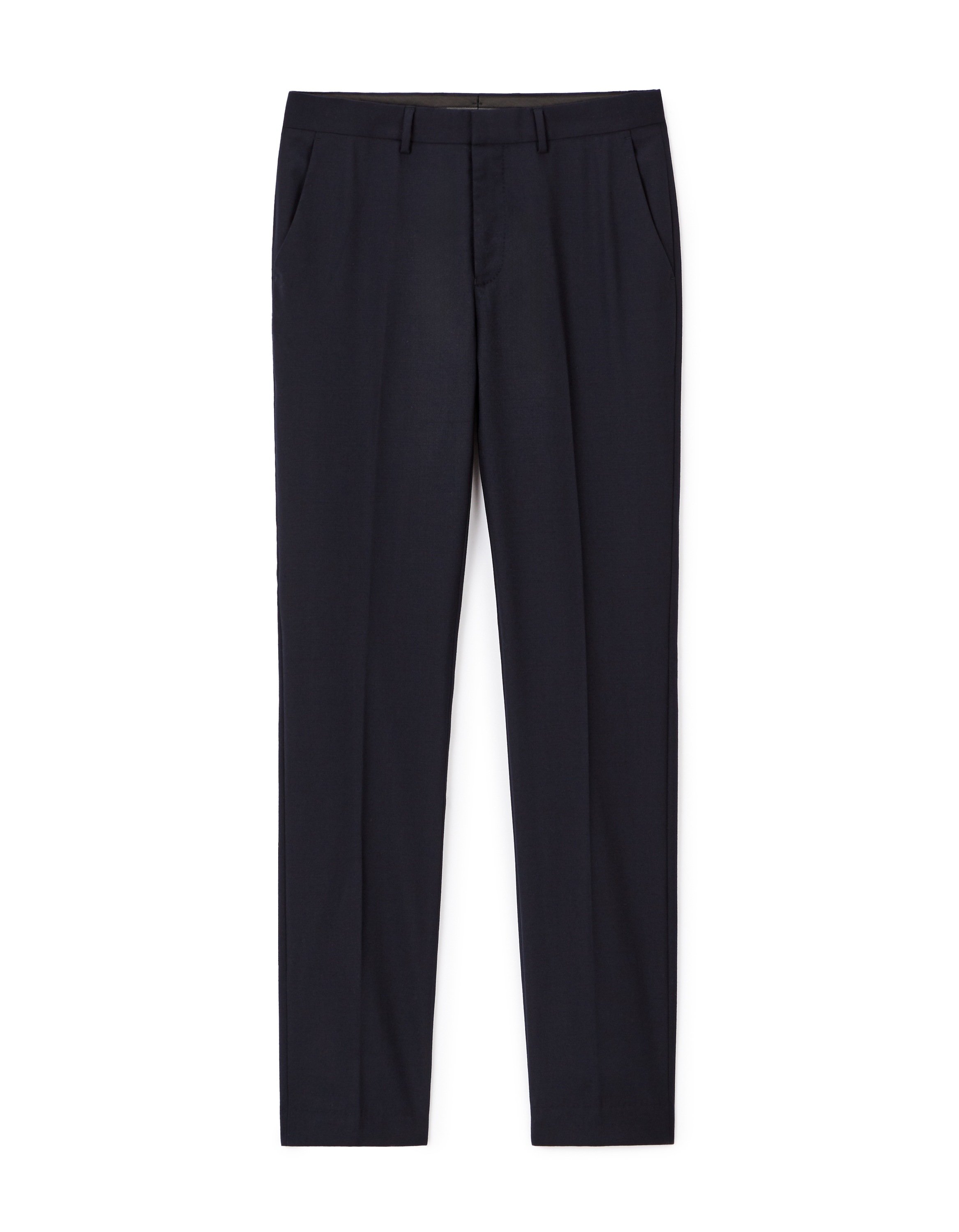 Pantalon de costume slim 100% laine - marine