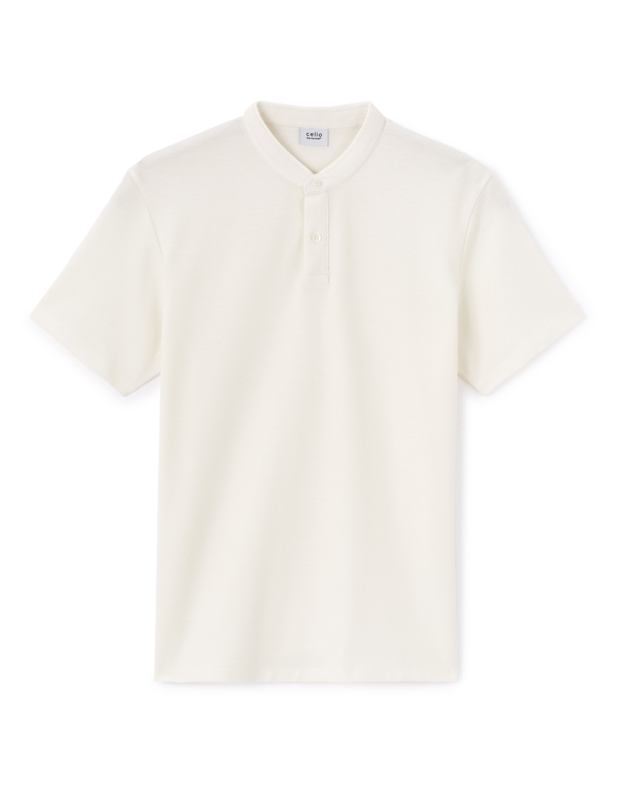 Polo piqué regular 100% coton - écru