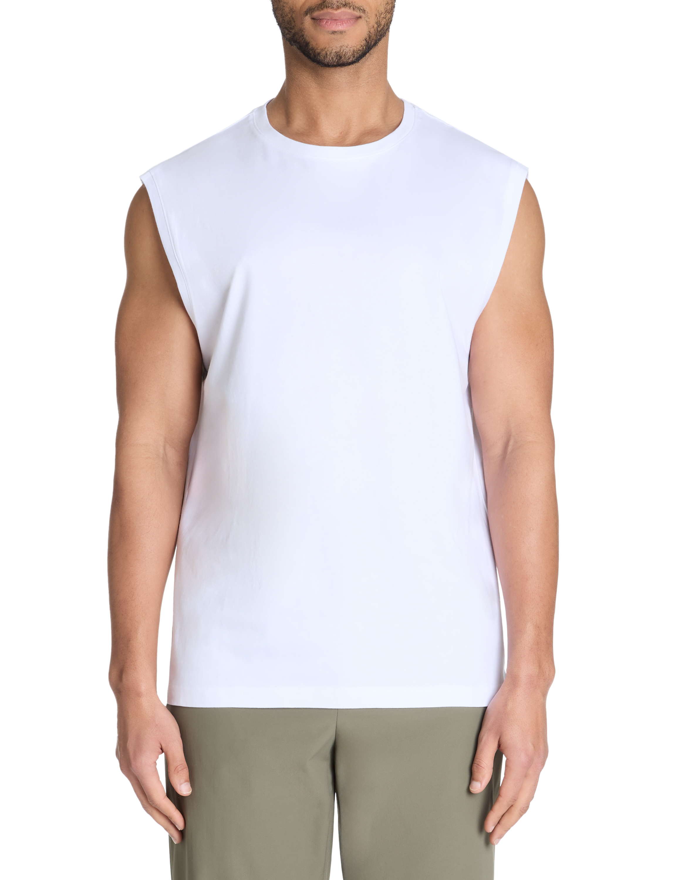 Débardeur boxy 100% coton - blanc - camaieu - Modalova