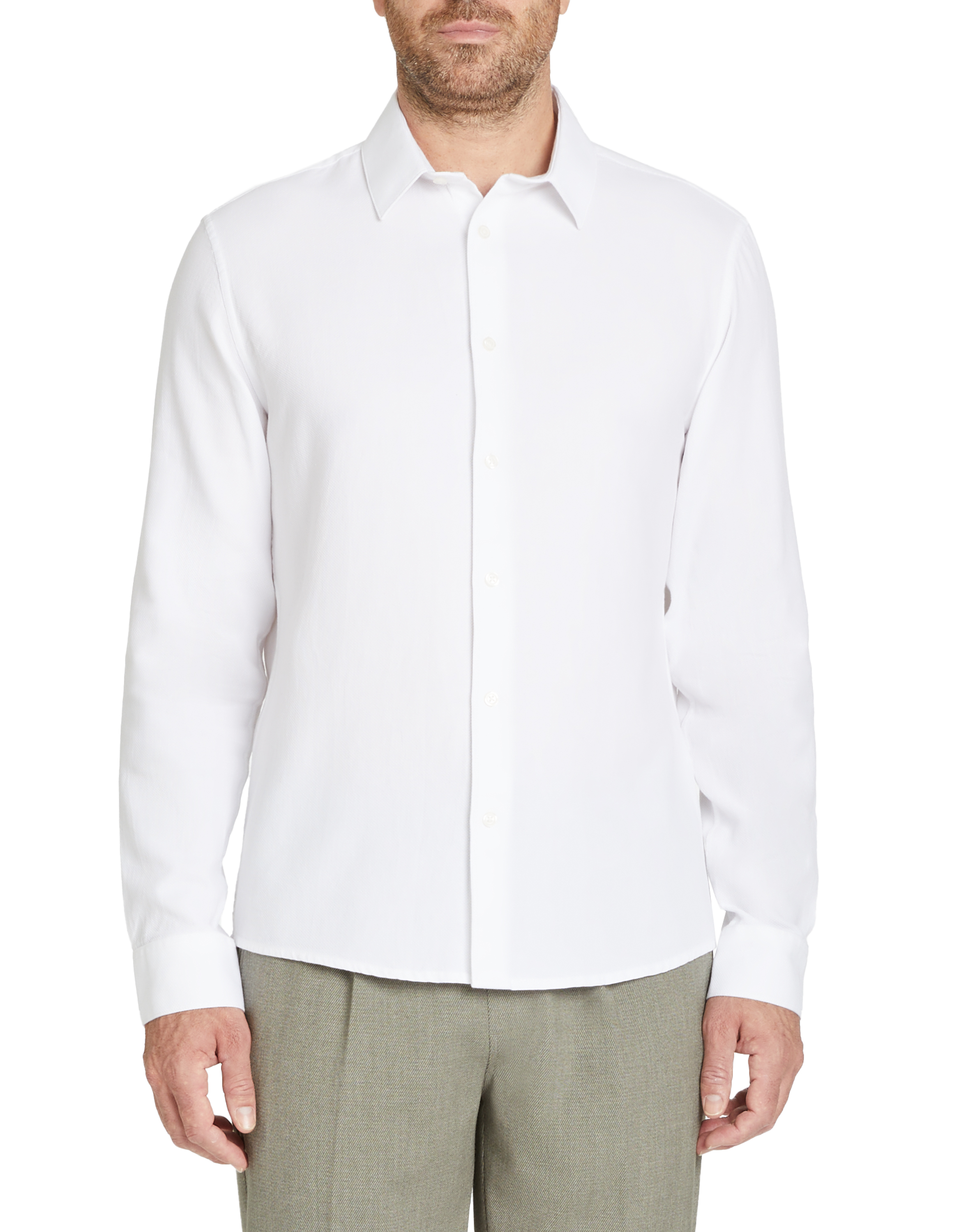 Chemise regular nid d'abeille coton - camaieu - Modalova