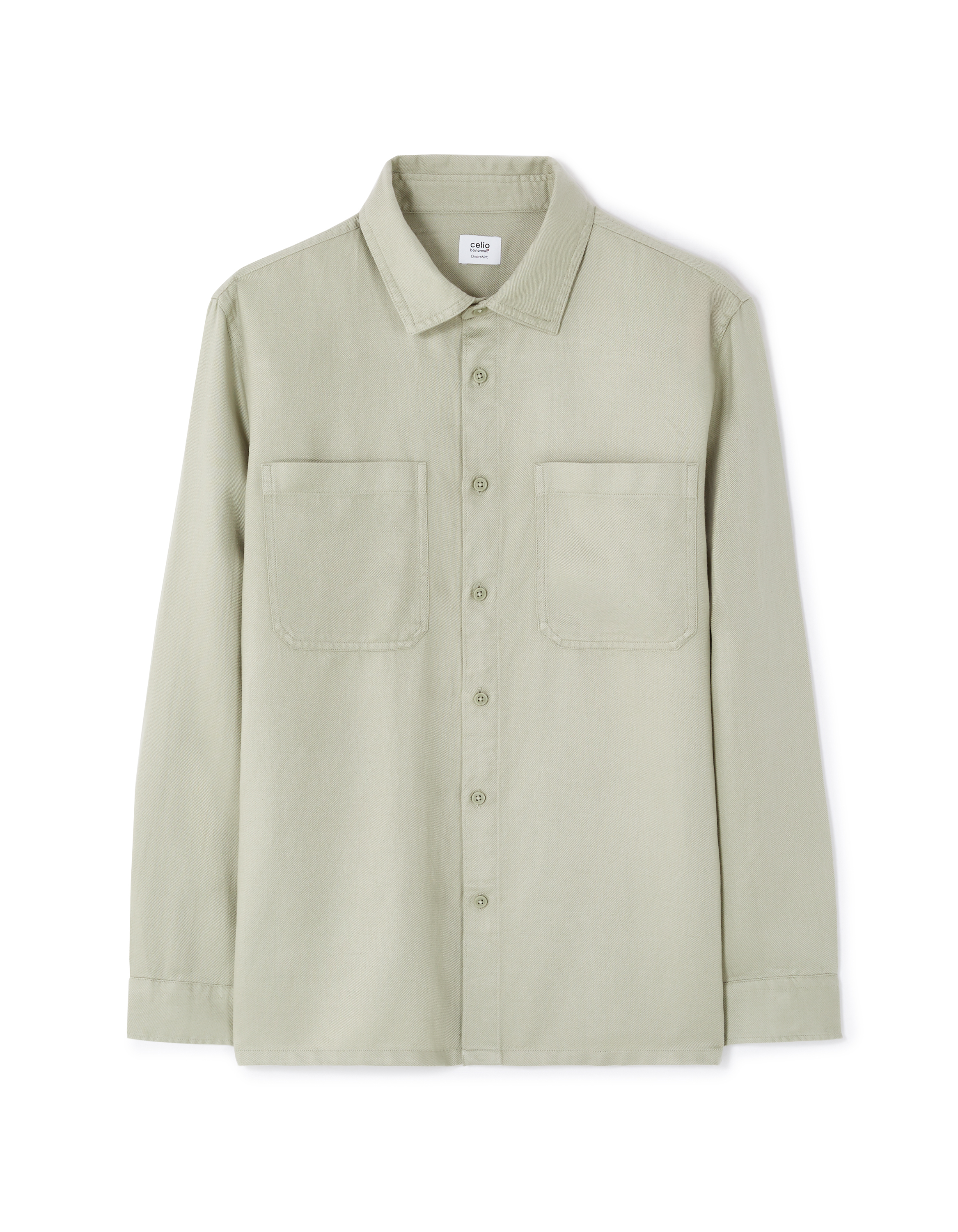 Surchemise en TENCEL™ Lyocell mélangé - vert sauge