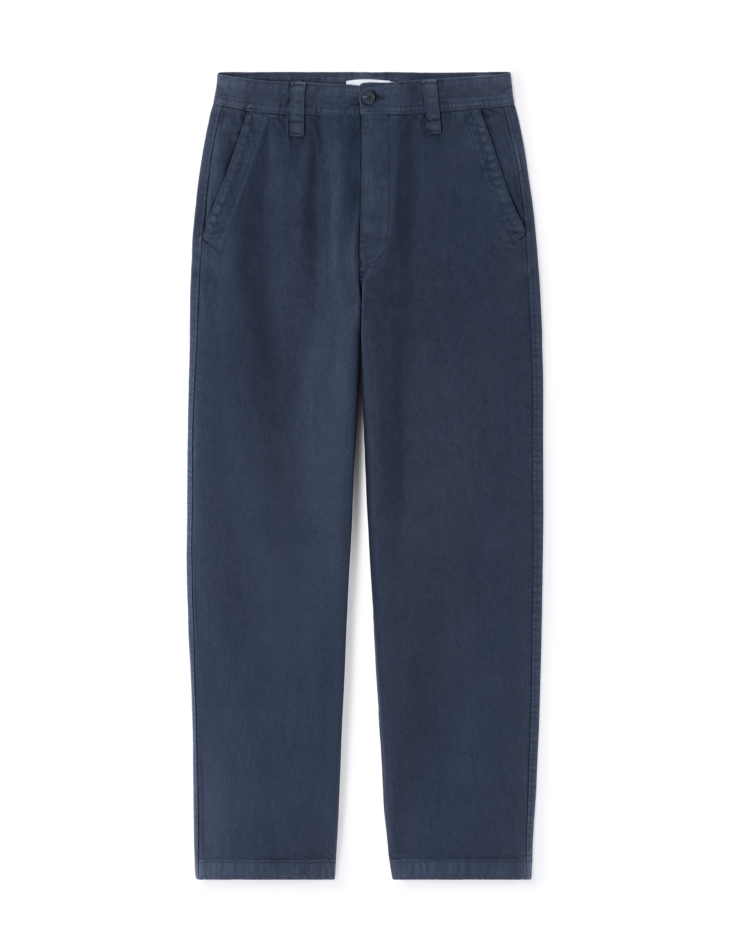 Pantalon baggy 100% coton - marine