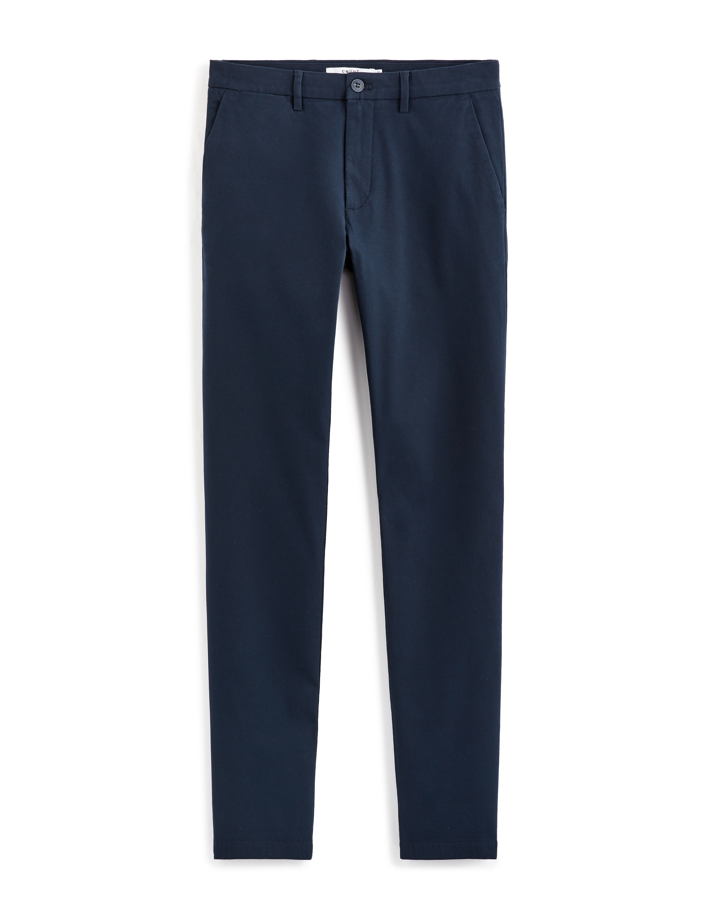 Pantalon chino slim en coton stretch 2L - marine