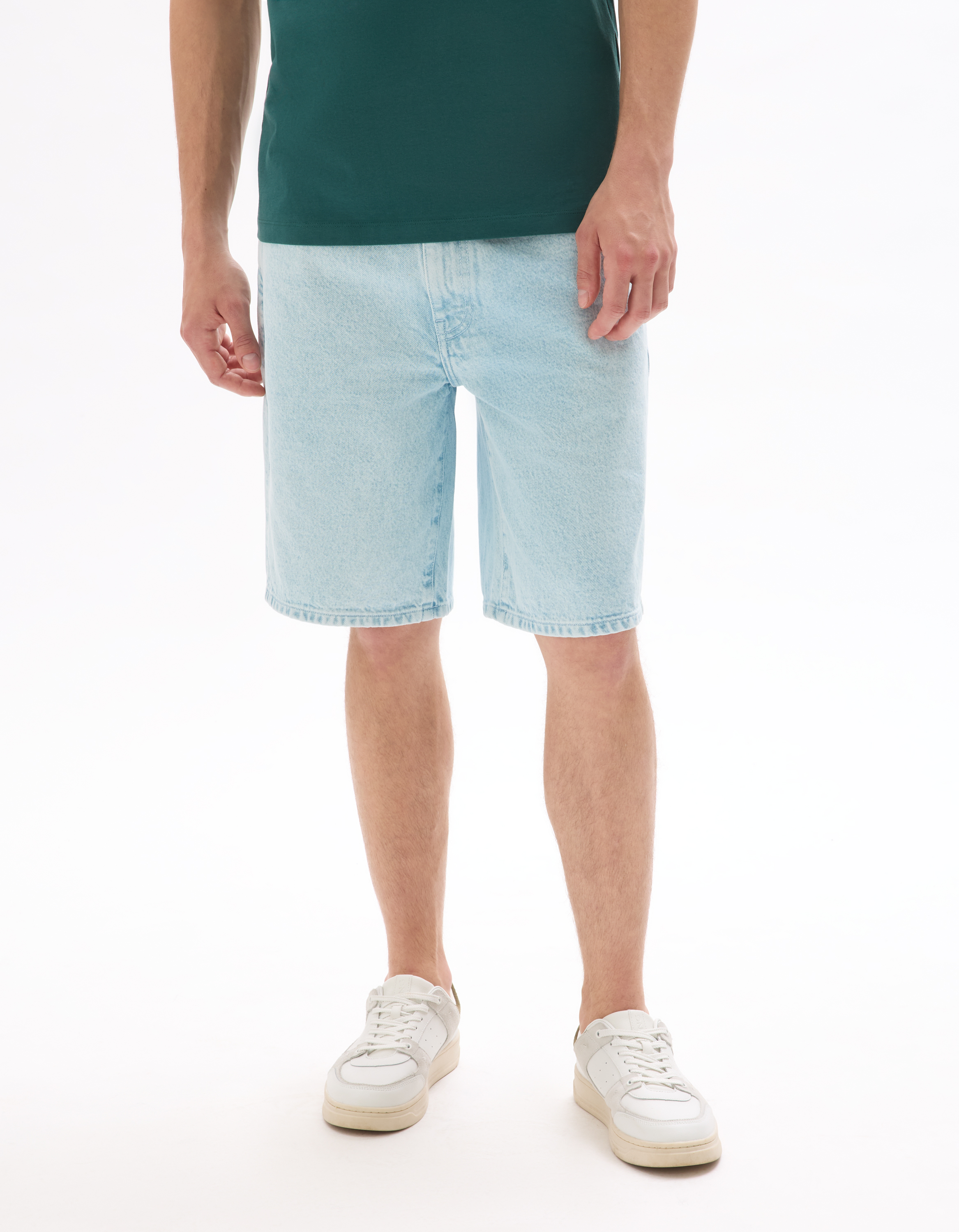 Bermuda en jean 100% coton - camaieu - Modalova