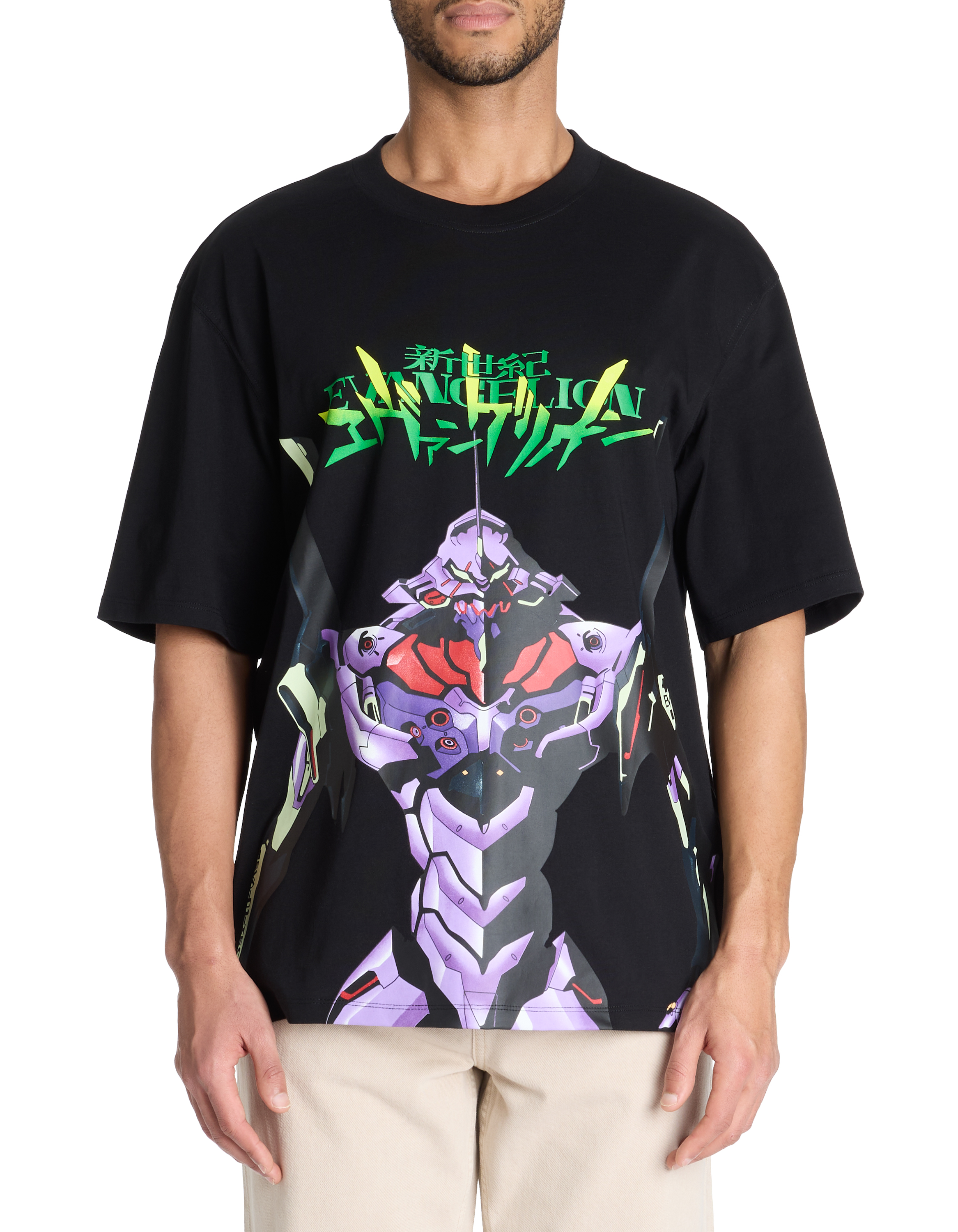 Evangelion - T-shirt noir EVA-01 - camaieu - Modalova