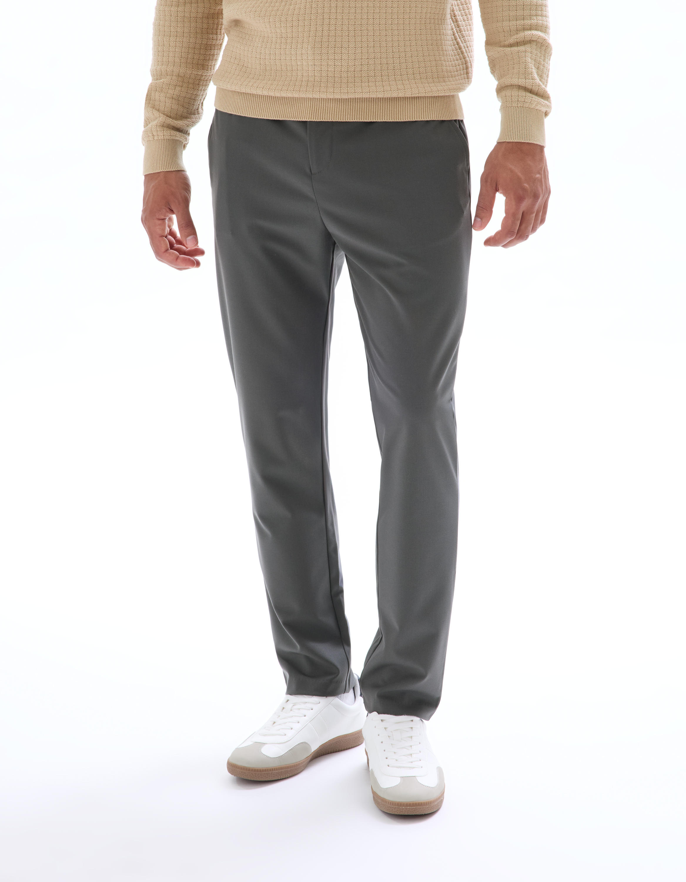 Pantalon 24H stretch - gris - camaieu - Modalova