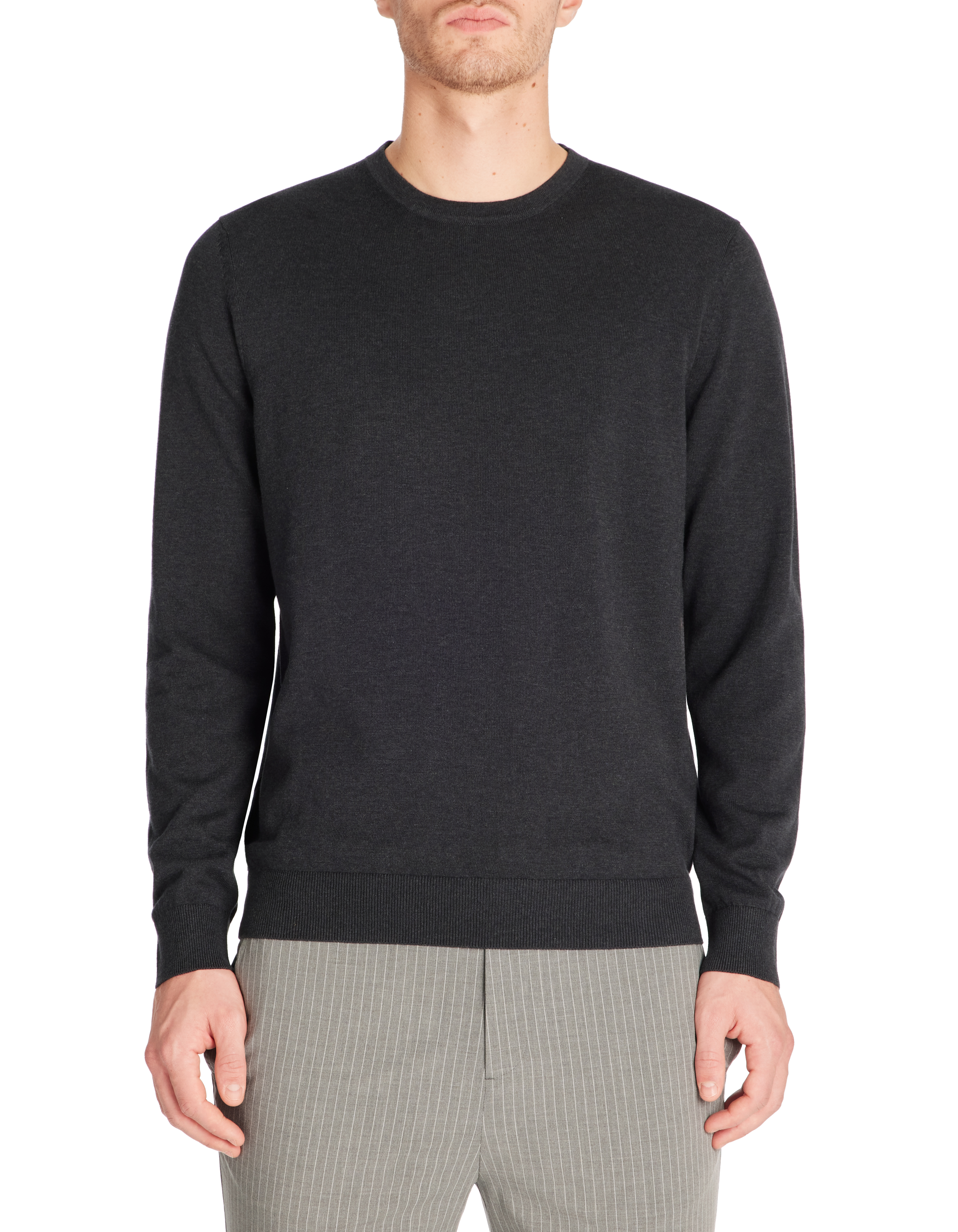 Pull col rond 100% coton - camaieu - Modalova