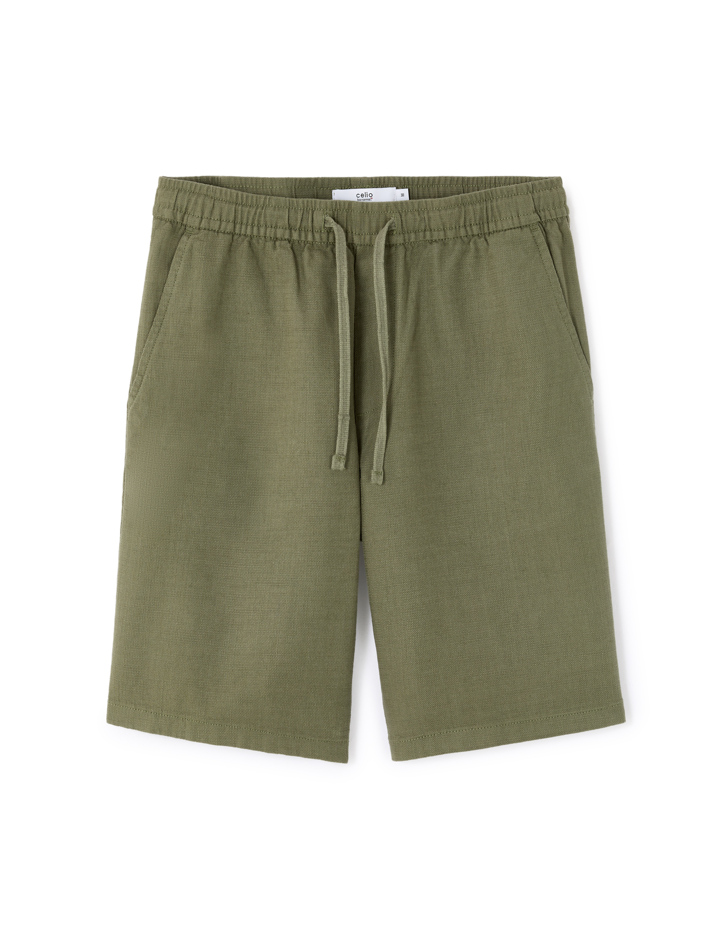 Bermuda 100% coton - kaki