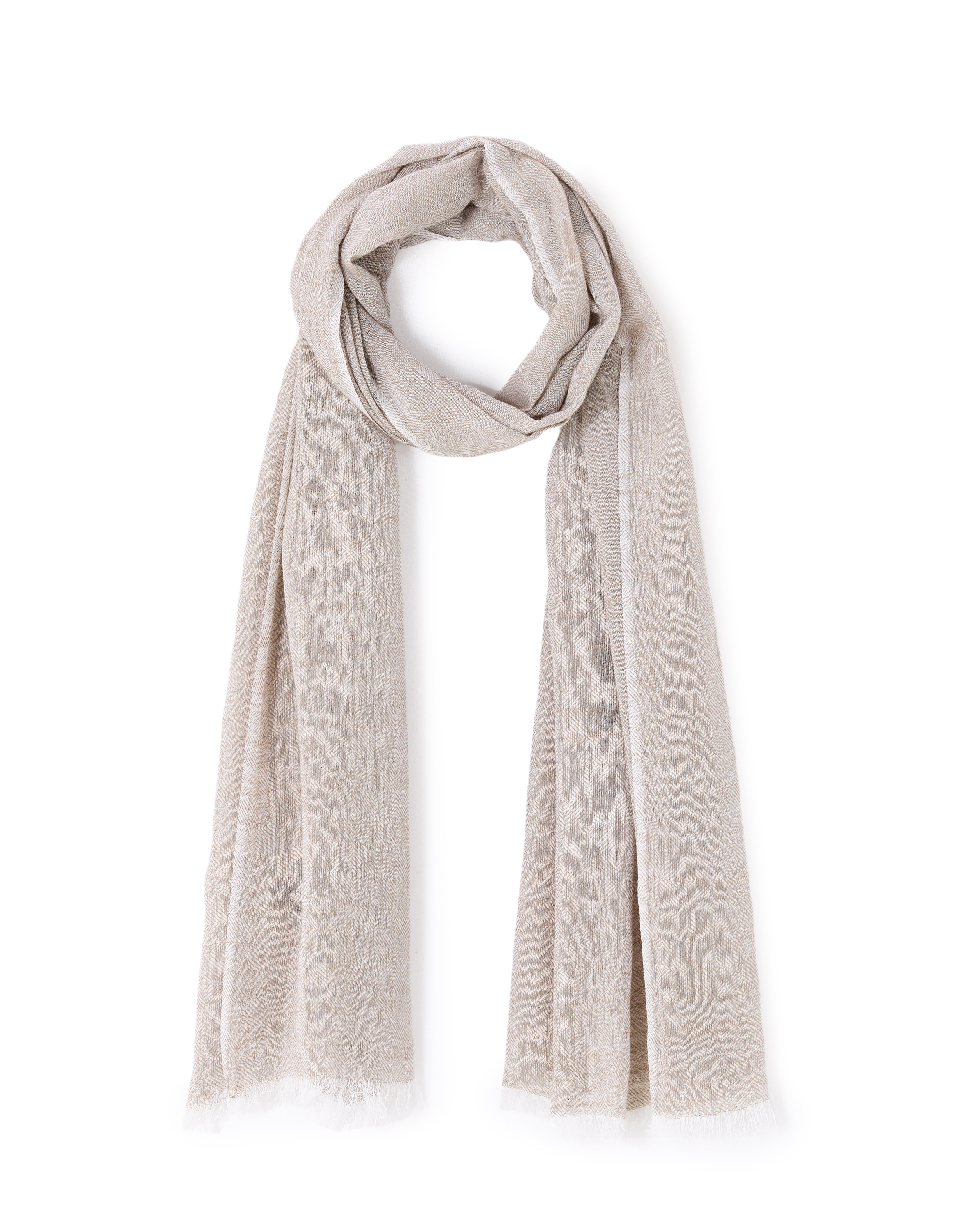 Chèche 100% coton - beige