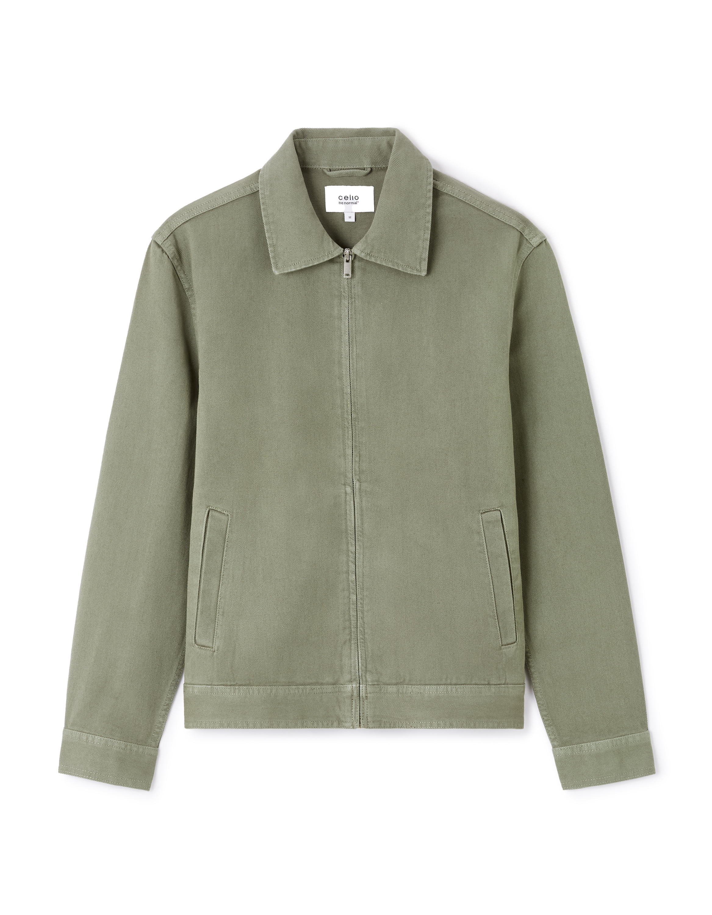 Veste col chemise - vert
