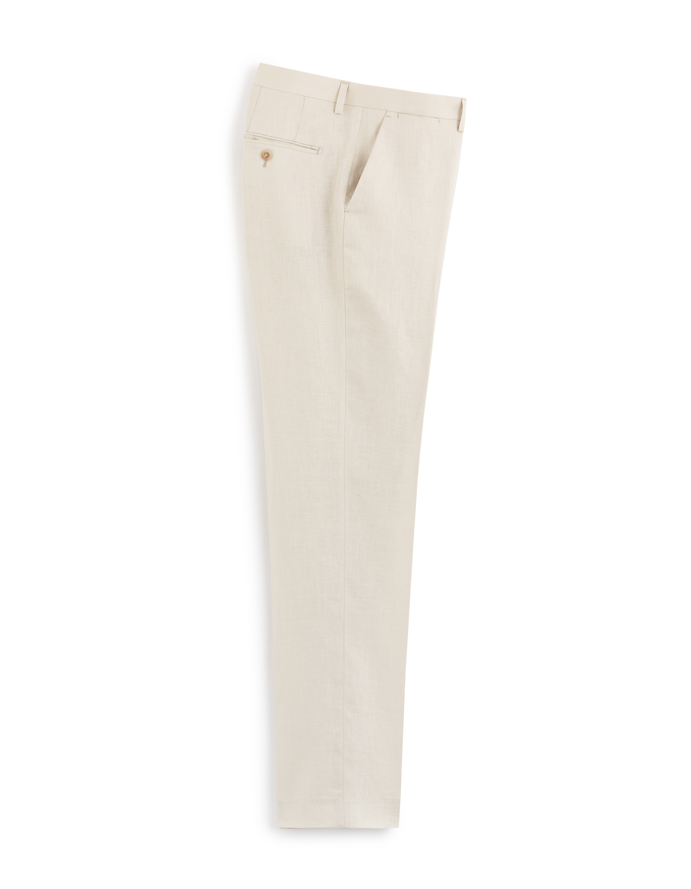 Pantalon de costume slim 100% lin - naturel