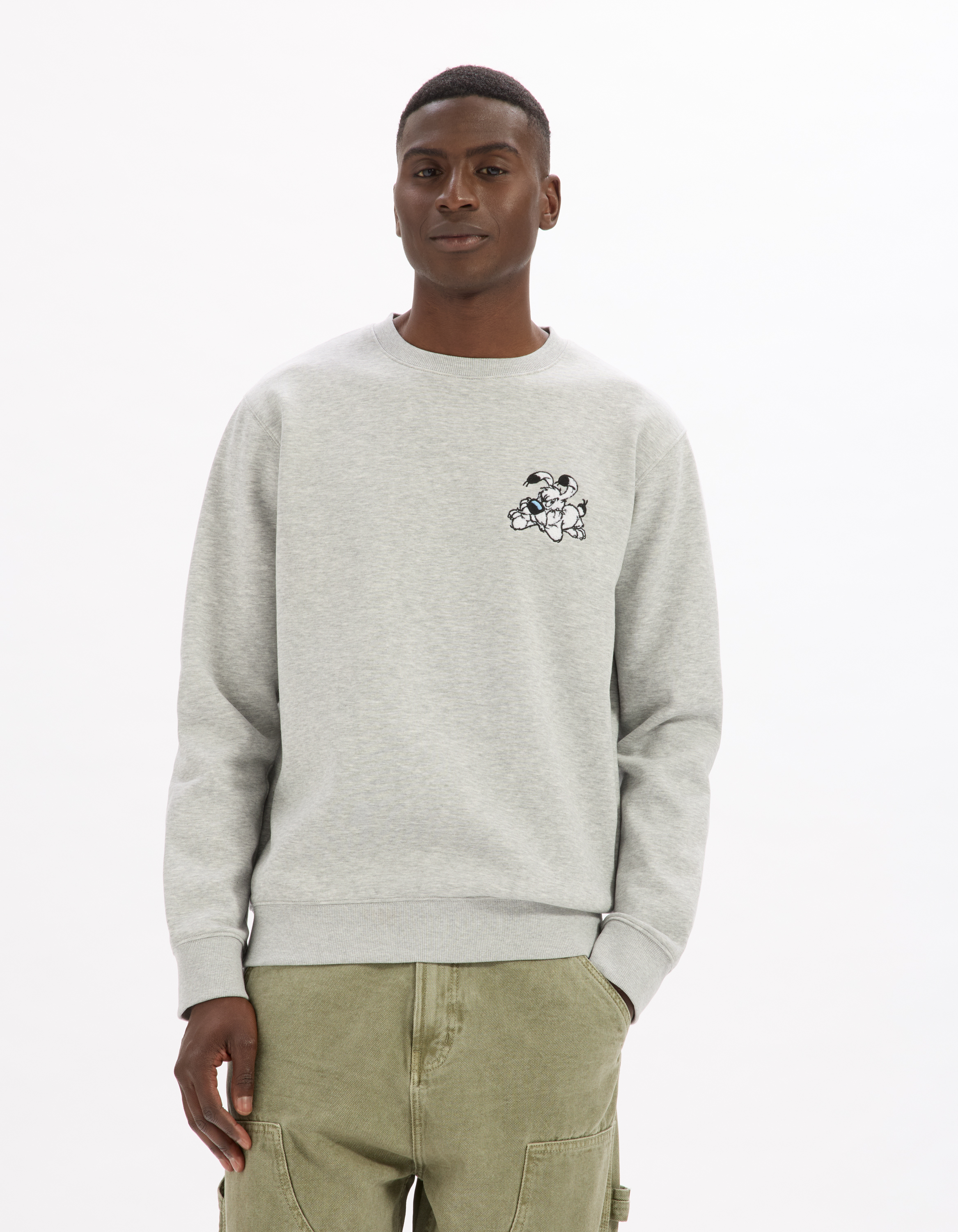 Astérix - Sweat gris - camaieu - Modalova