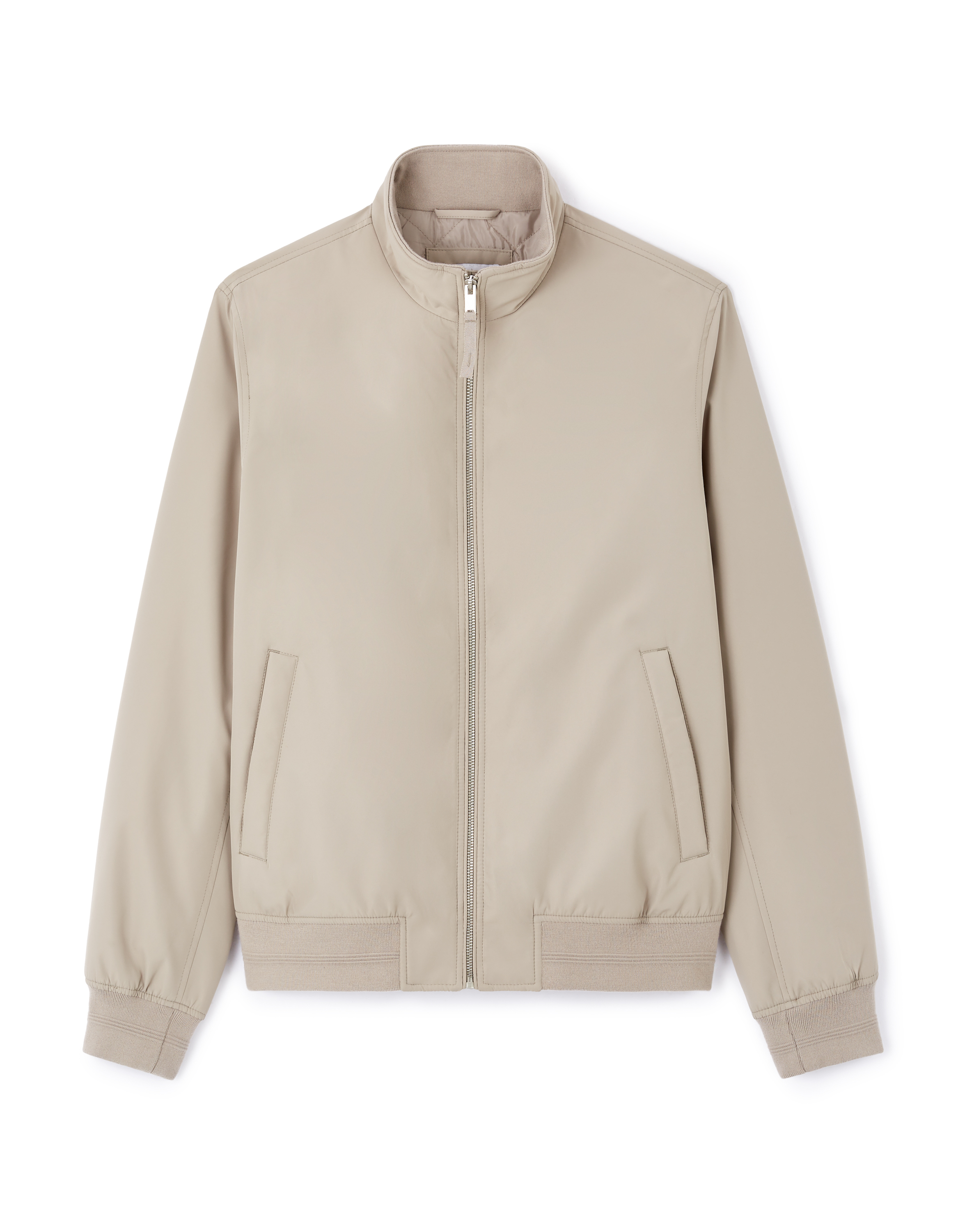 Blouson col montant - beige