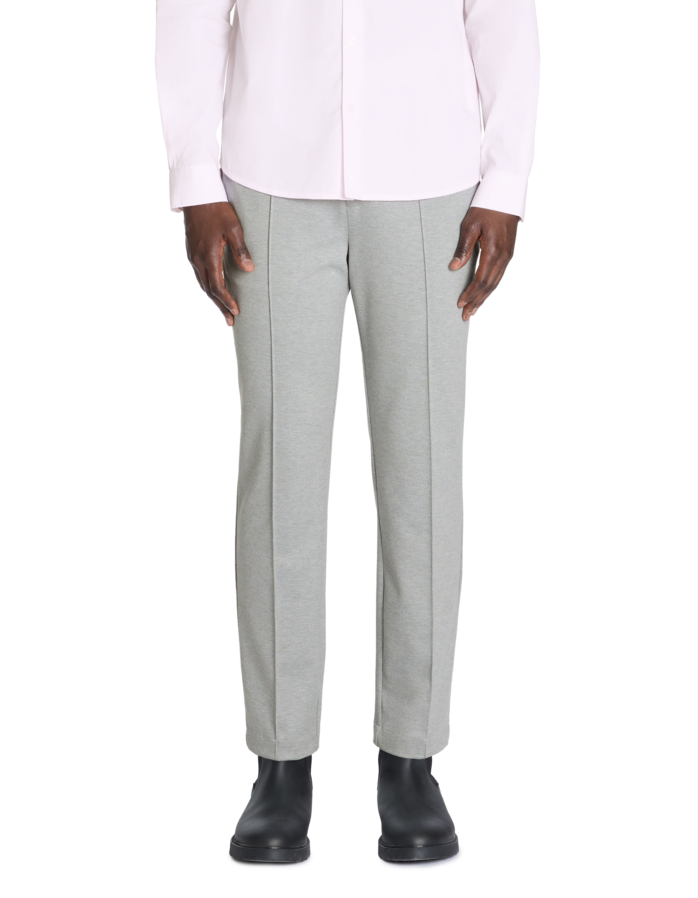 Pantalon straight stretch - gris - camaieu - Modalova