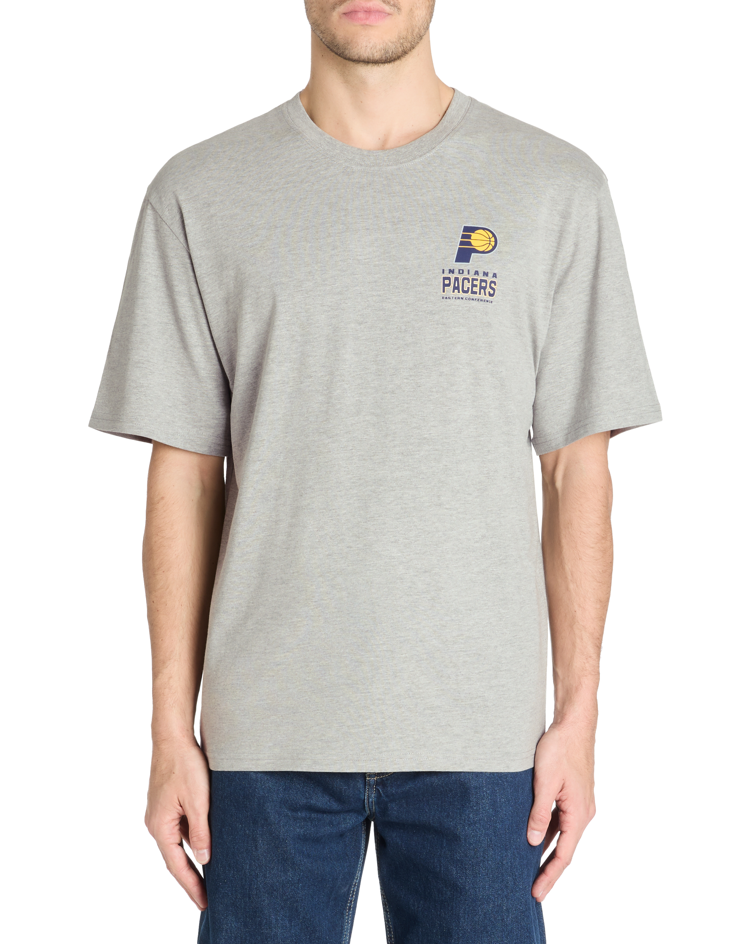 NBA - T-shirt gris des PACERS d'Indiana - camaieu - Modalova