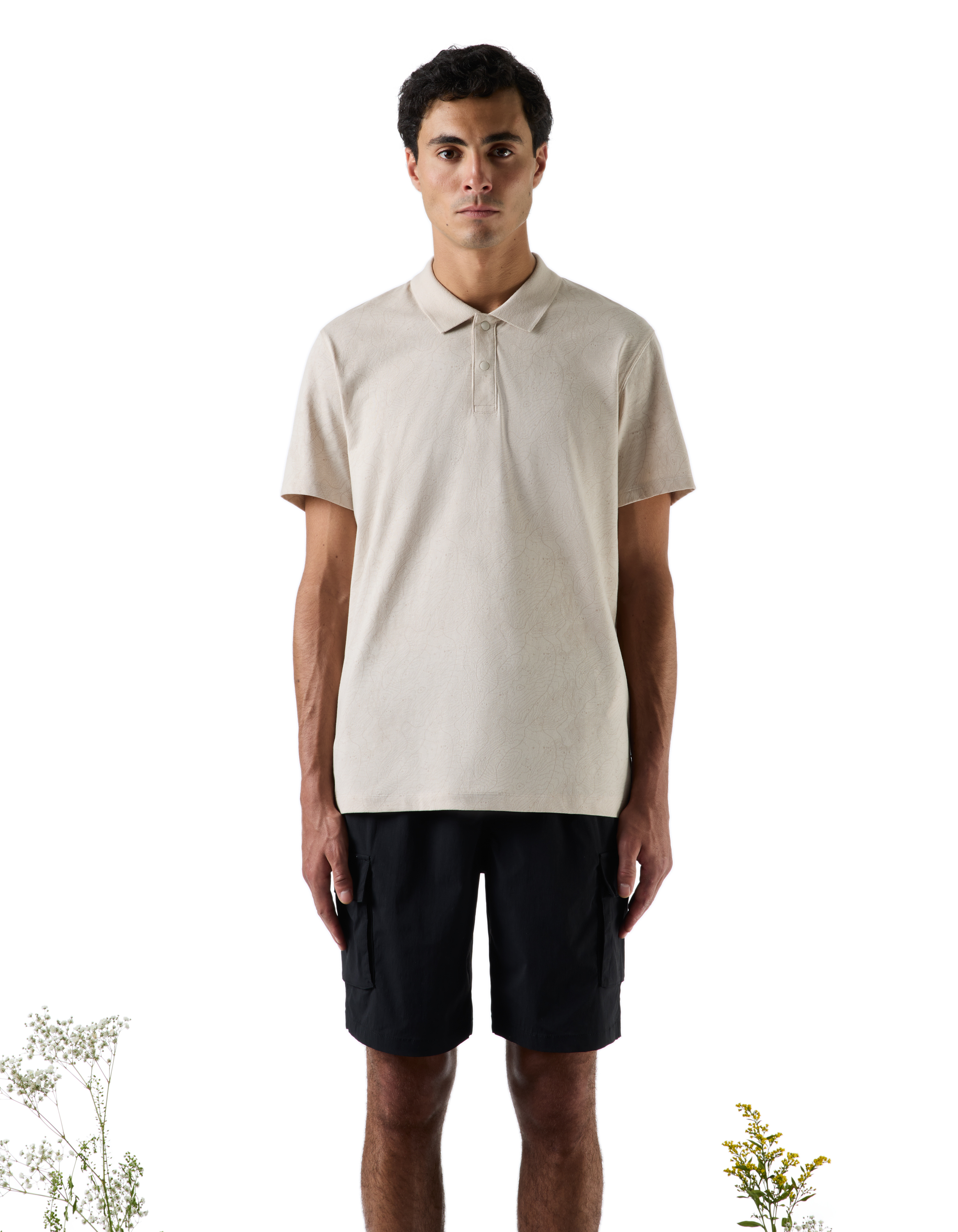 Chamonix-Mont-Blanc - Polo beige - camaieu - Modalova