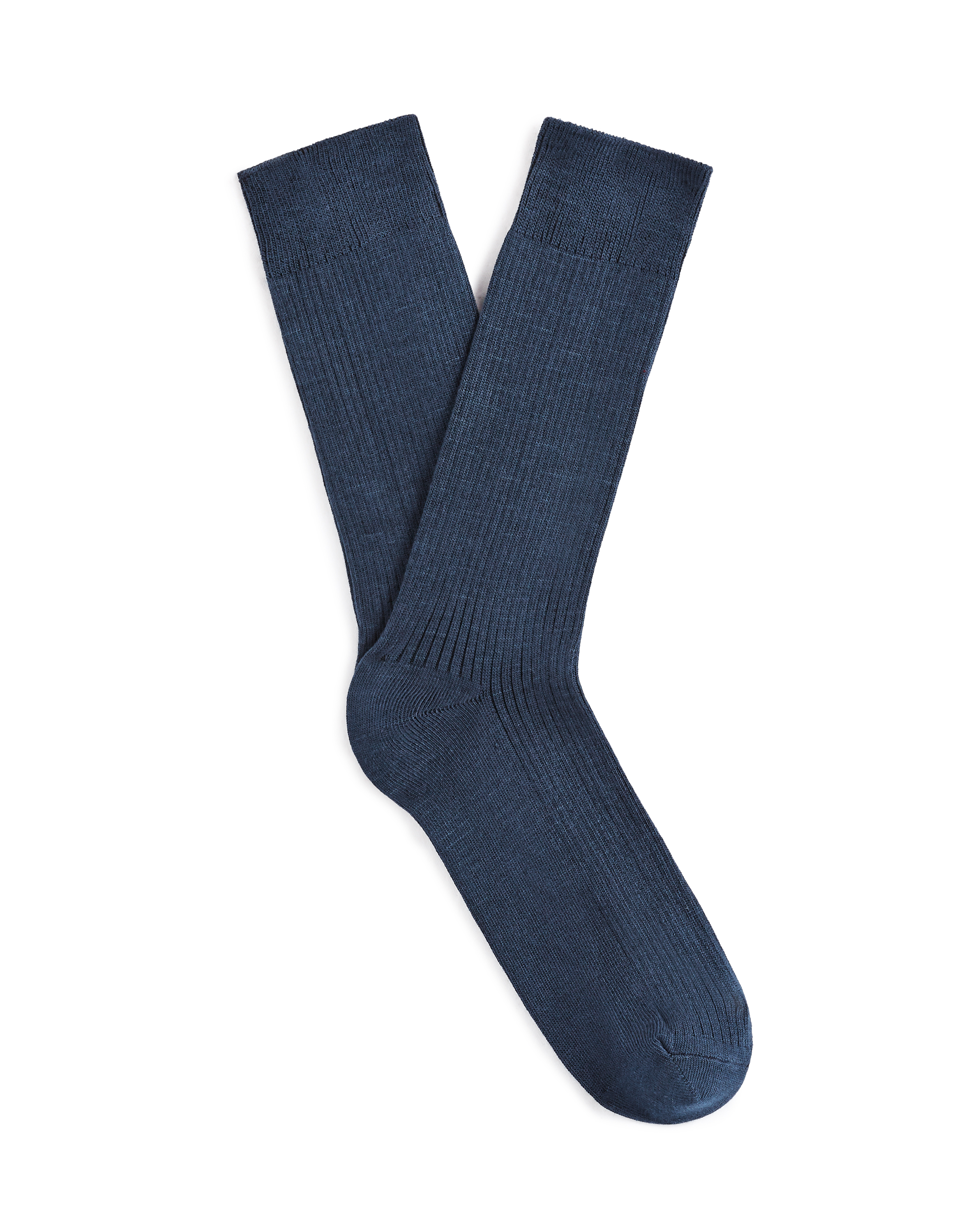 Chaussettes hautes coton - marine