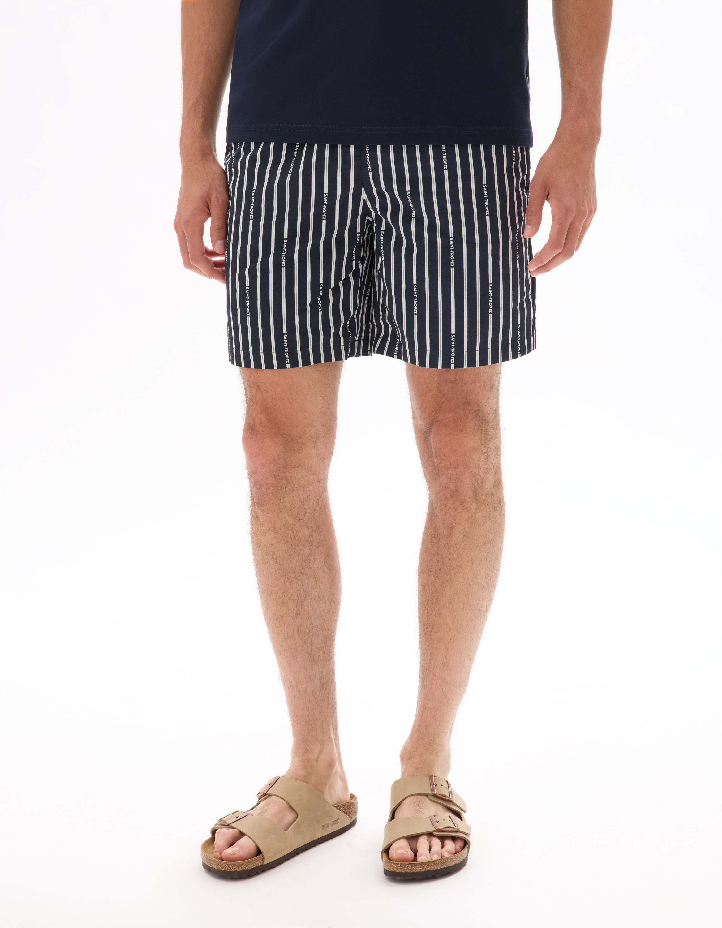 Saint-Tropez - Maillot de bain marine rayé - camaieu - Modalova