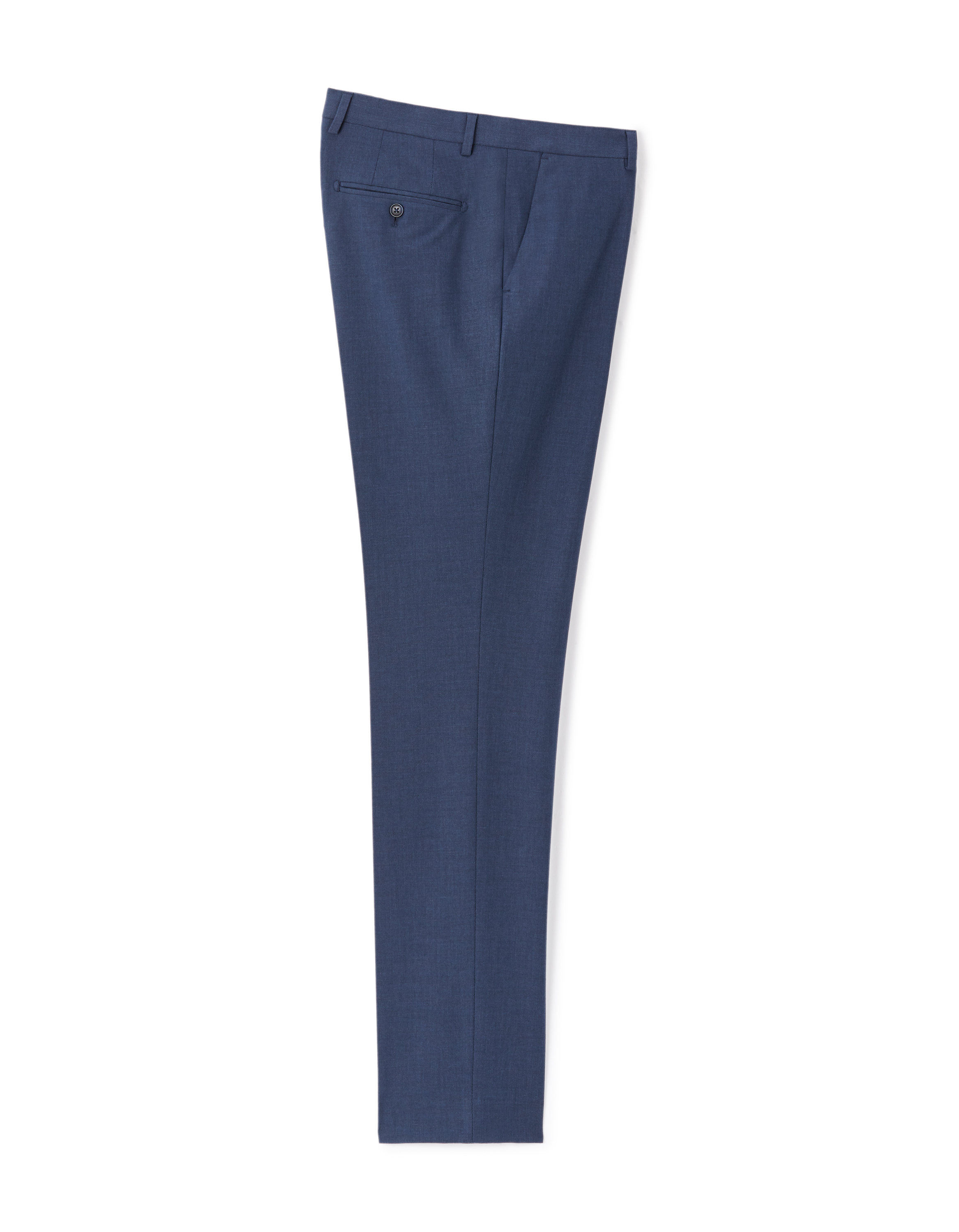 Pantalon de costume slim stretch bi-ton - bleu