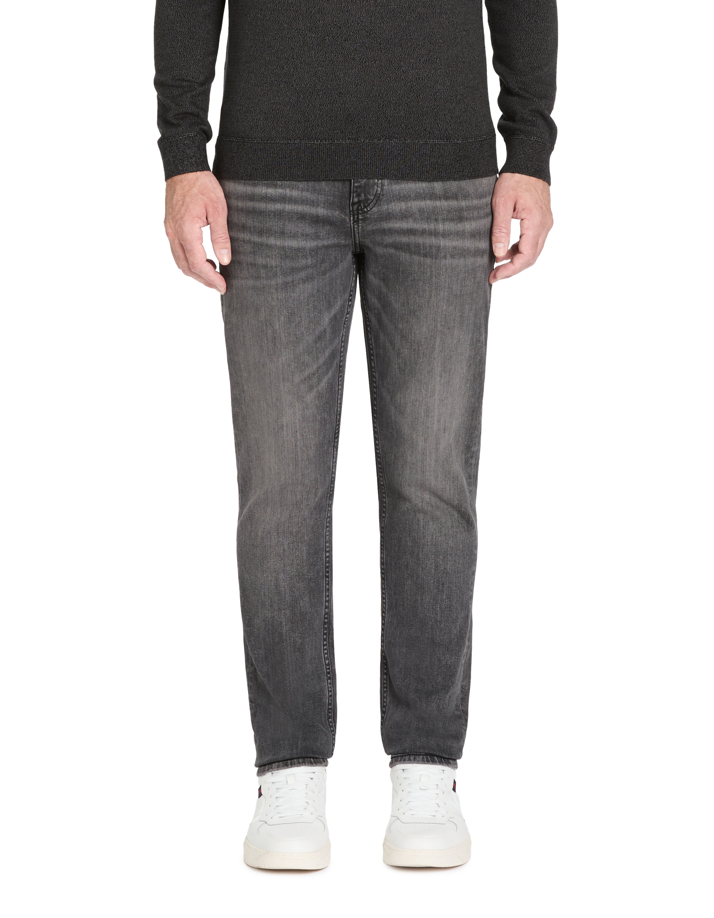 Jean slim coton stretch - gris - camaieu - Modalova