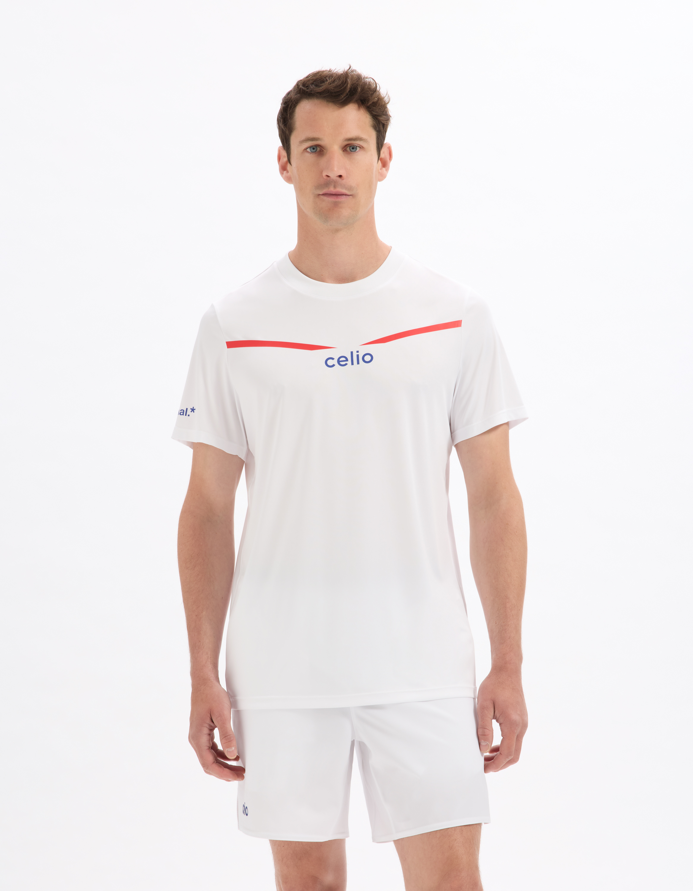 Lucas Pouille - T-shirt blanc - camaieu - Modalova