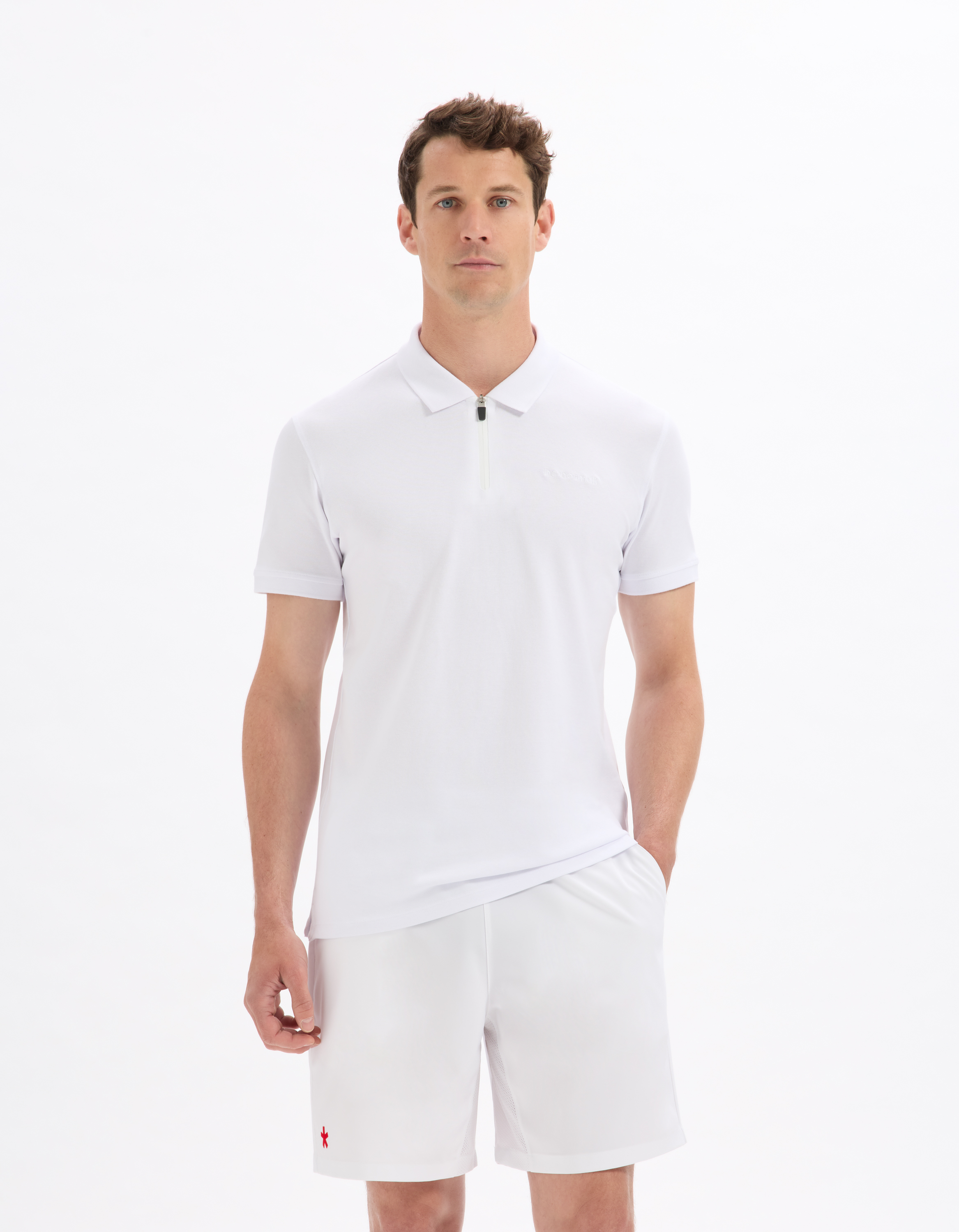 Benoit Paire - Polo blanc - camaieu - Modalova