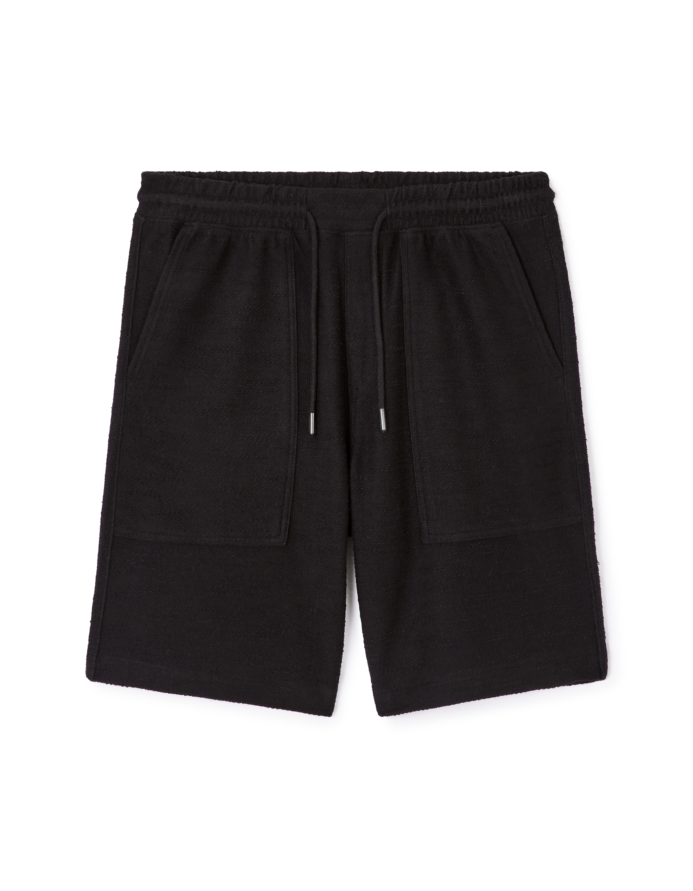 Bermuda coton mélangé - noir