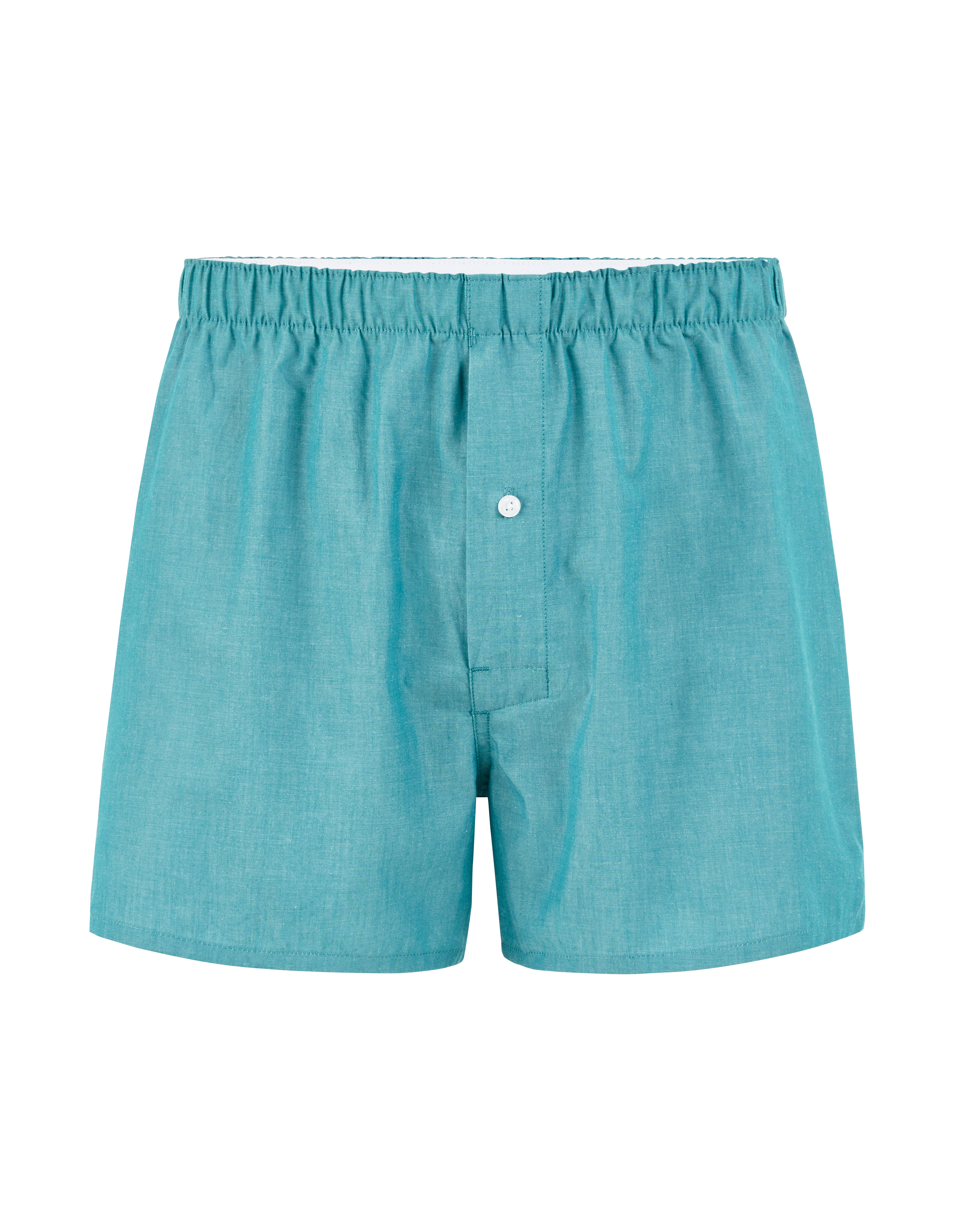 Caleçon 100% coton - turquoise