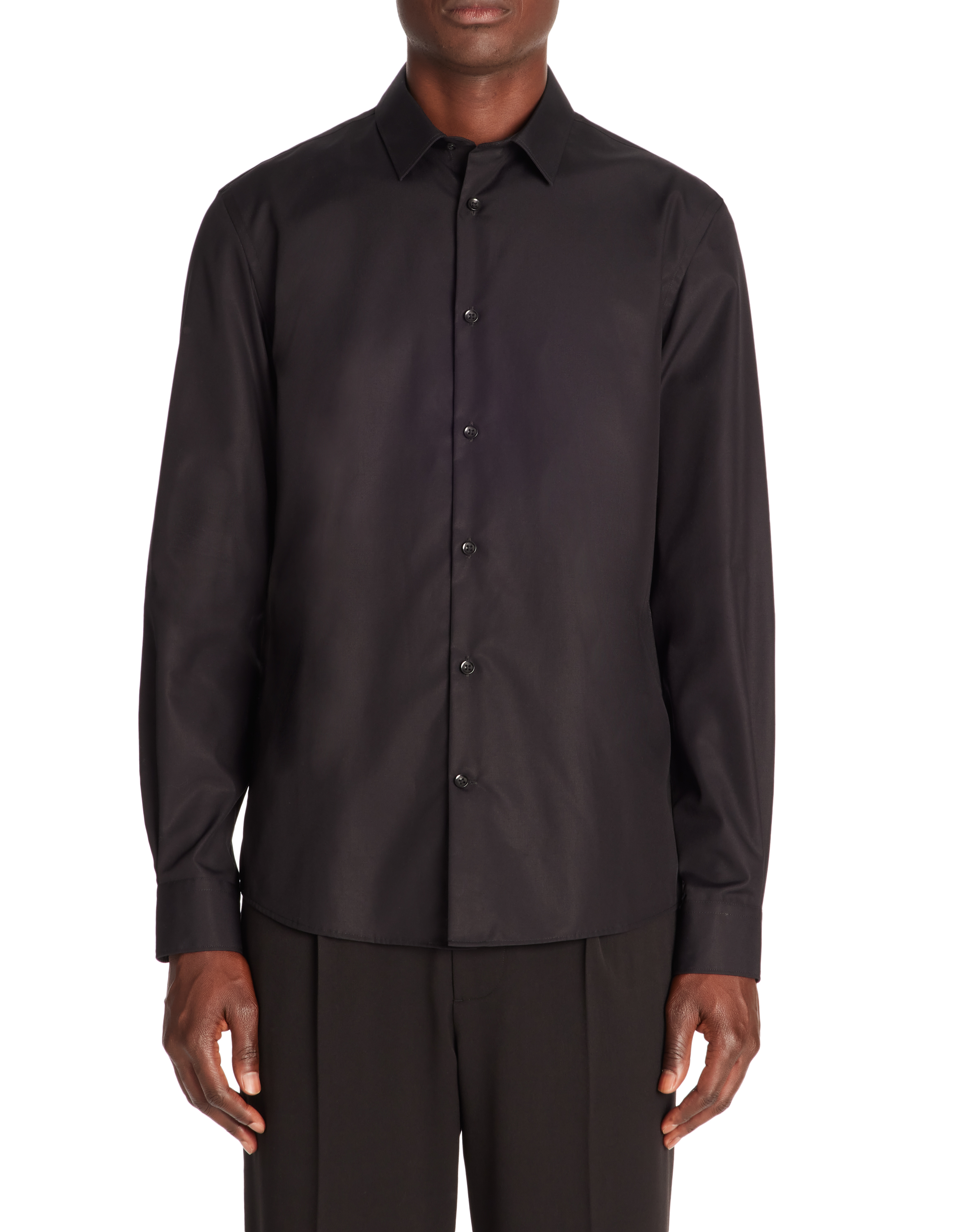 Chemise slim 100% coton popeline - camaieu - Modalova