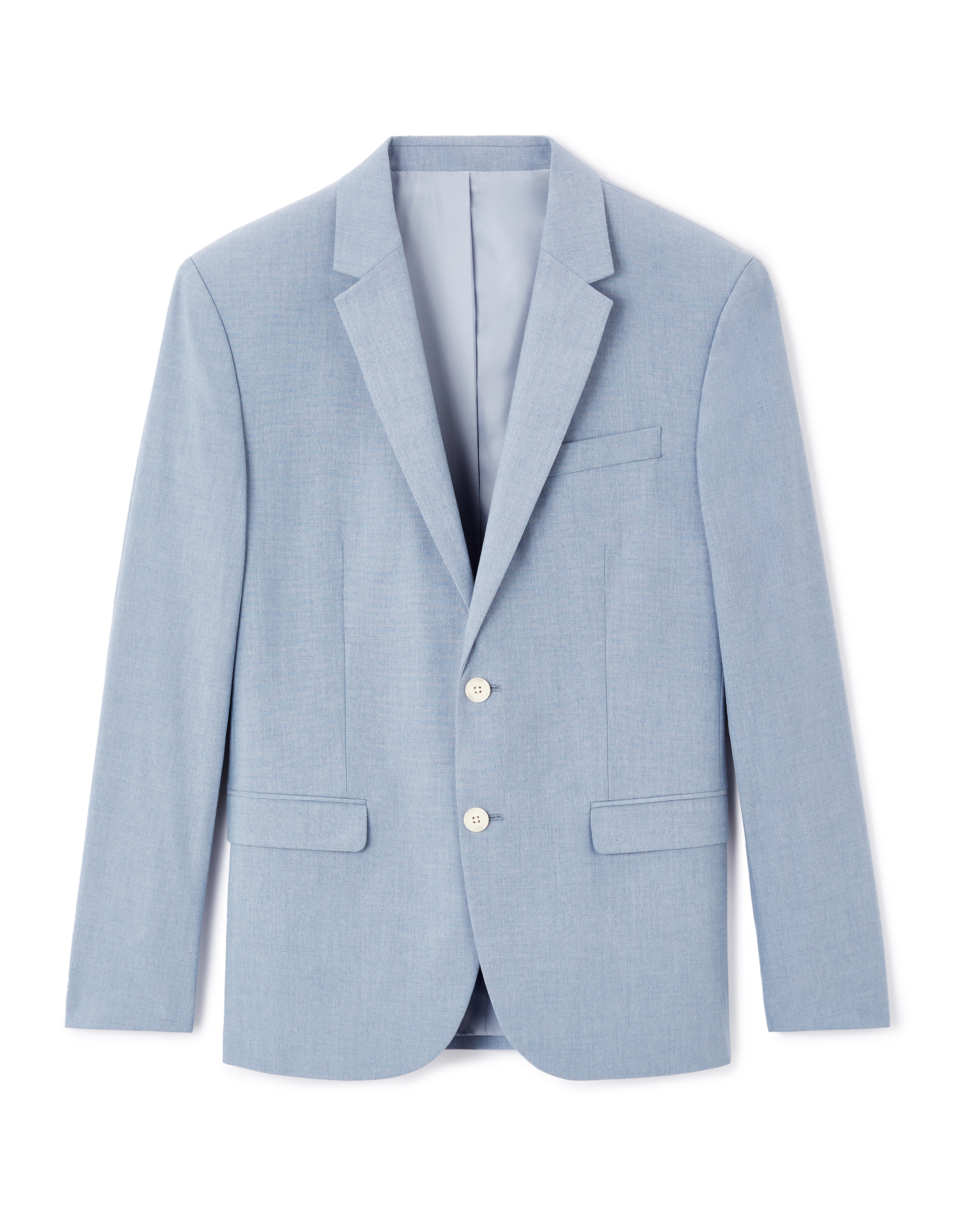 Veste de costume slim stretch - chambray