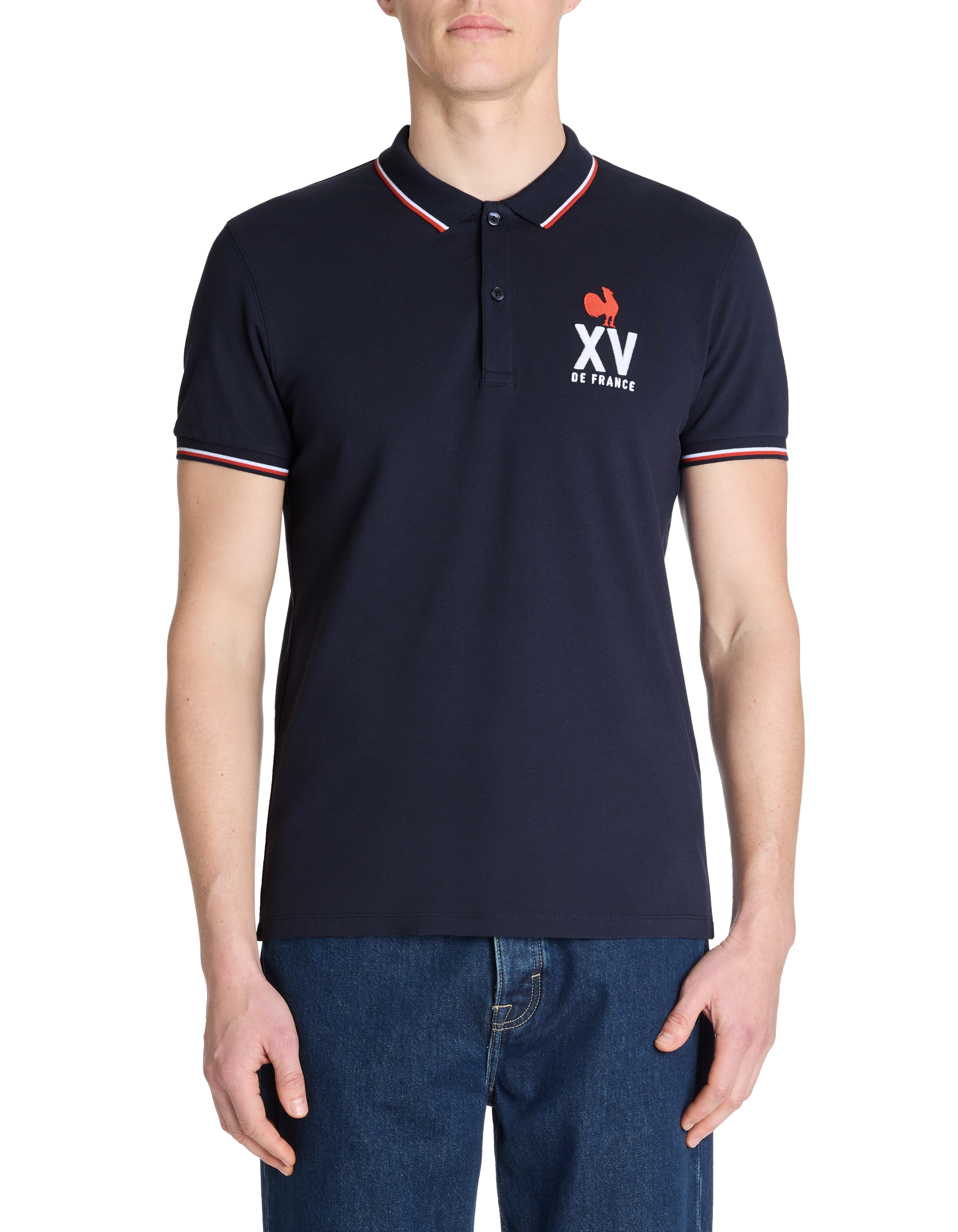 FRANCE RUGBY - Polo marine - camaieu - Modalova