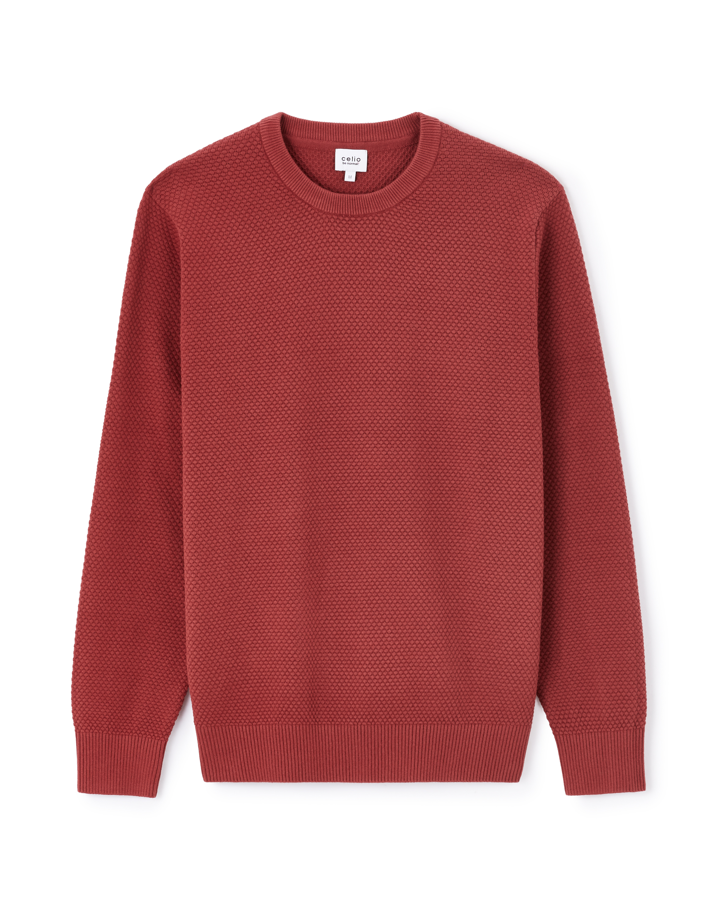 Pull col rond 100% coton - terra