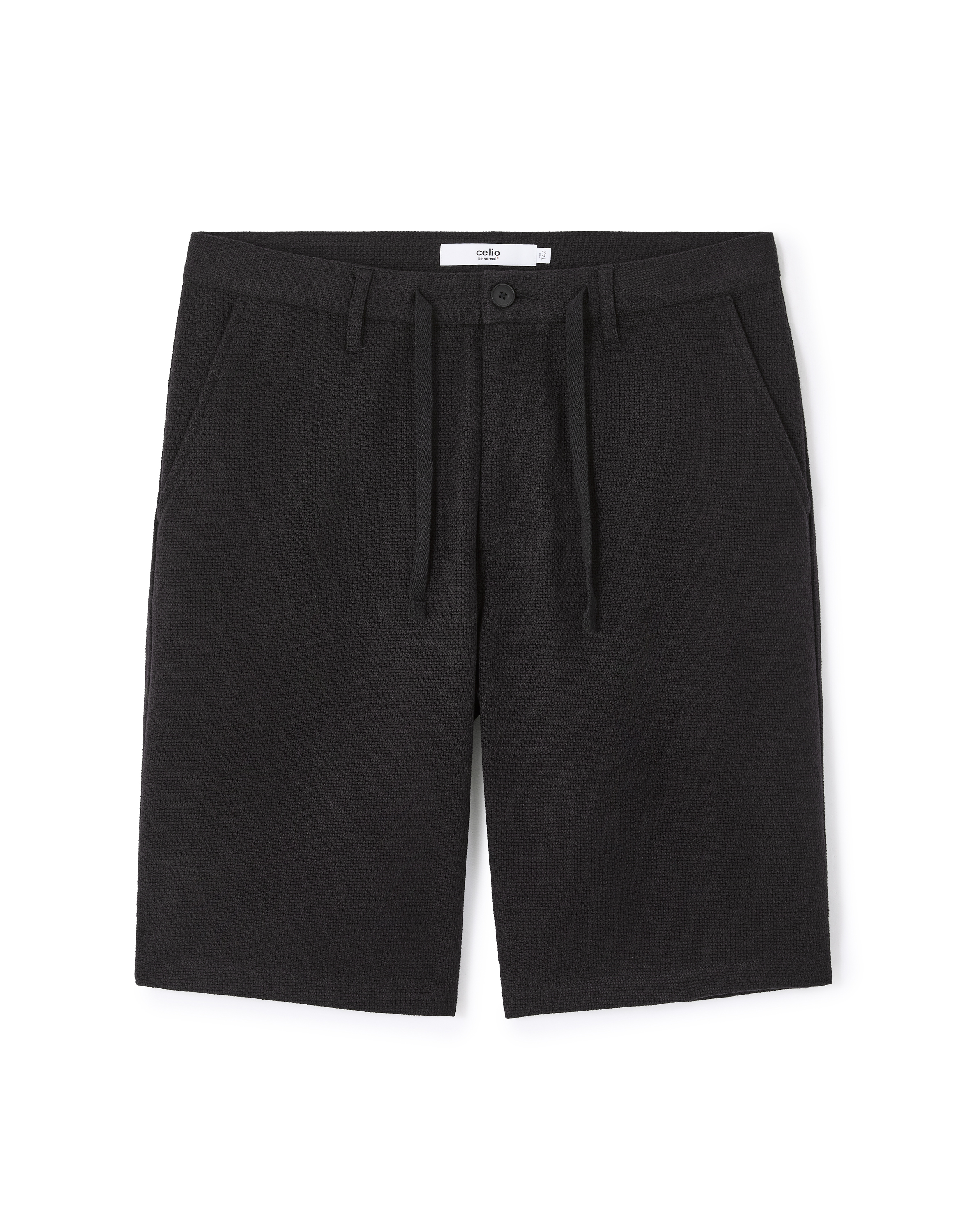 Bermuda 100% coton - noir