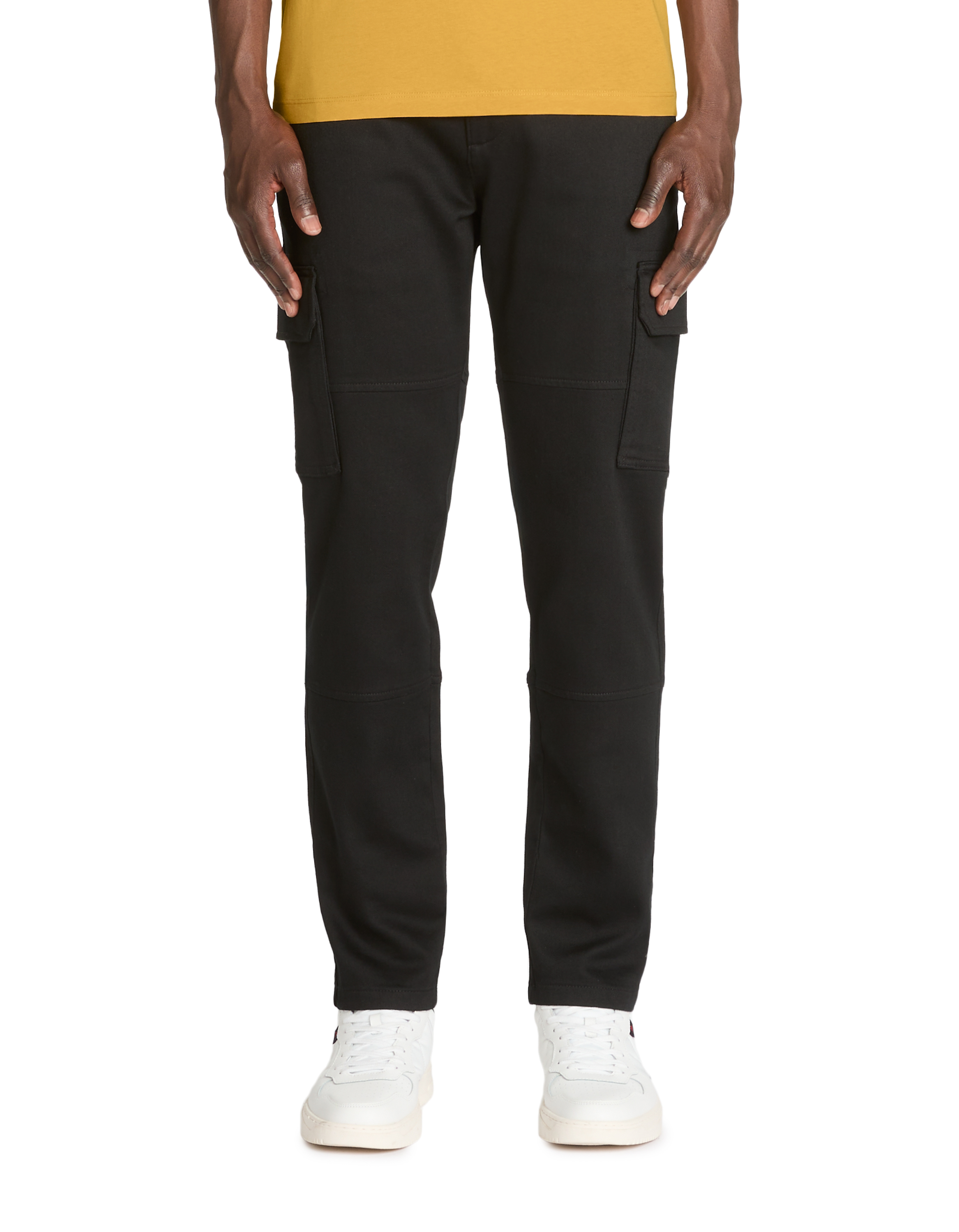 Pantalon cargo straight - noir - camaieu - Modalova