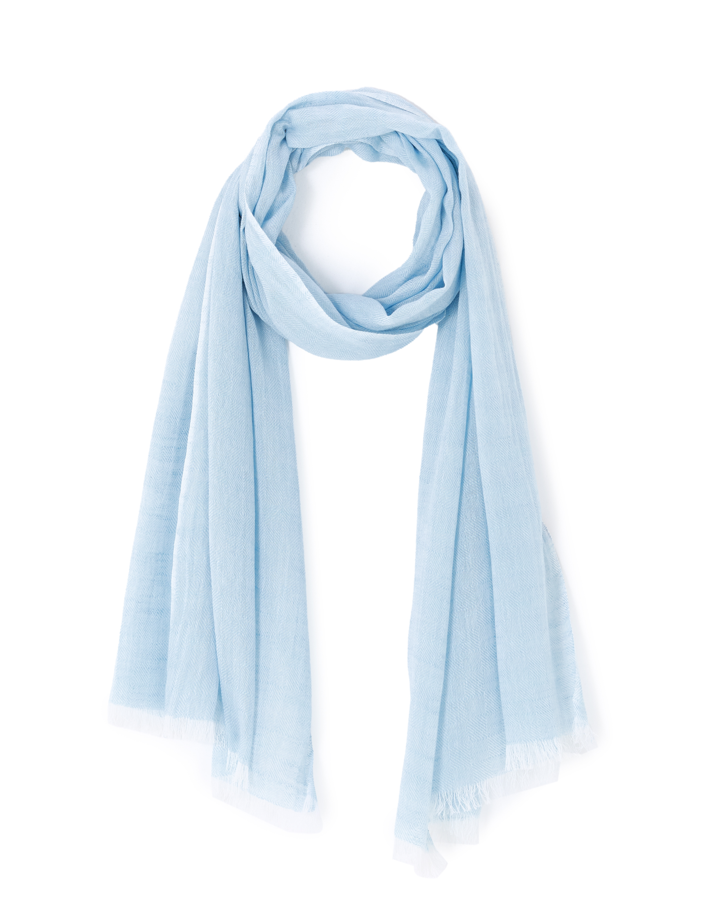 Chèche 100% coton - bleu