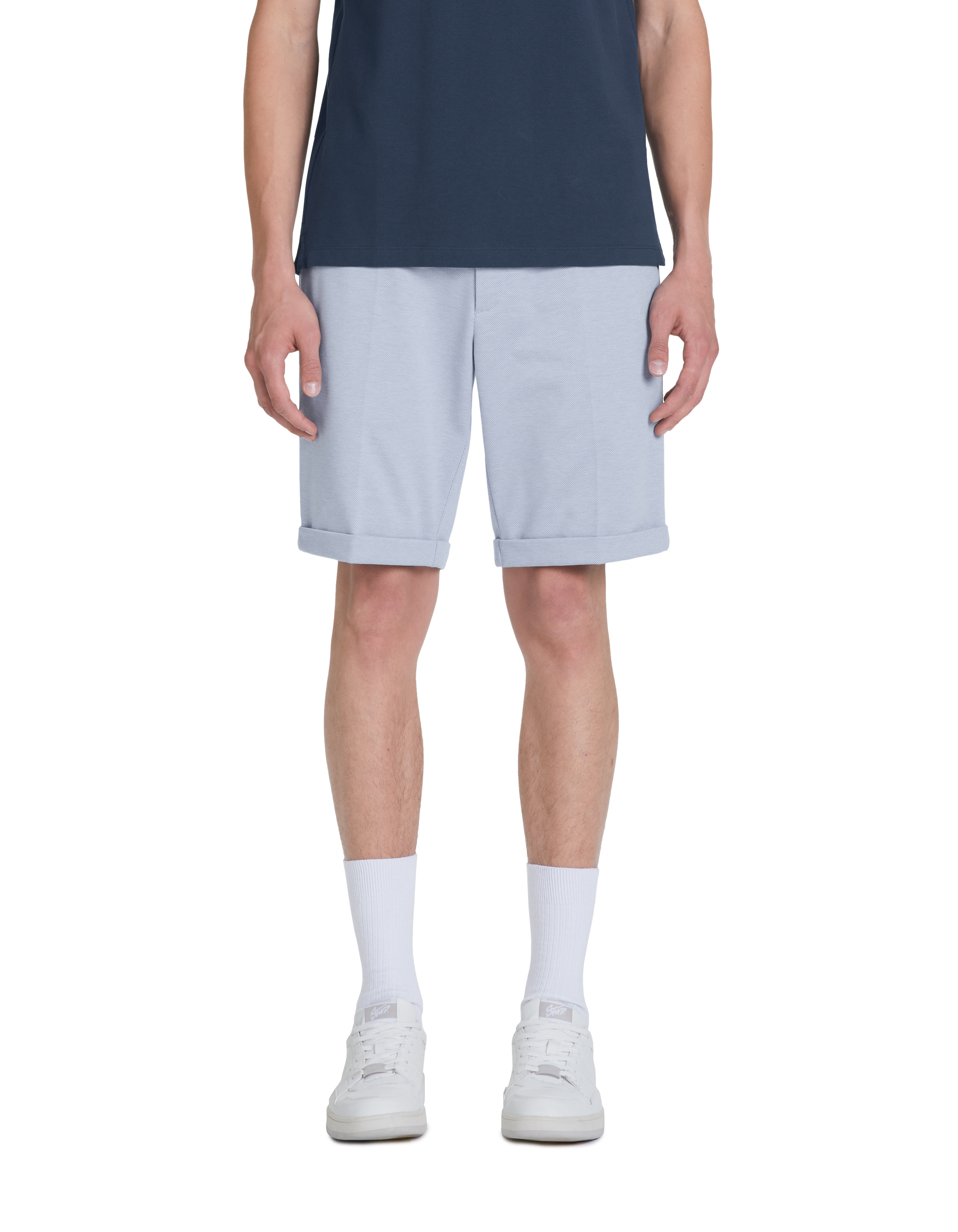 Bermuda en maille 24h - bleu - camaieu - Modalova