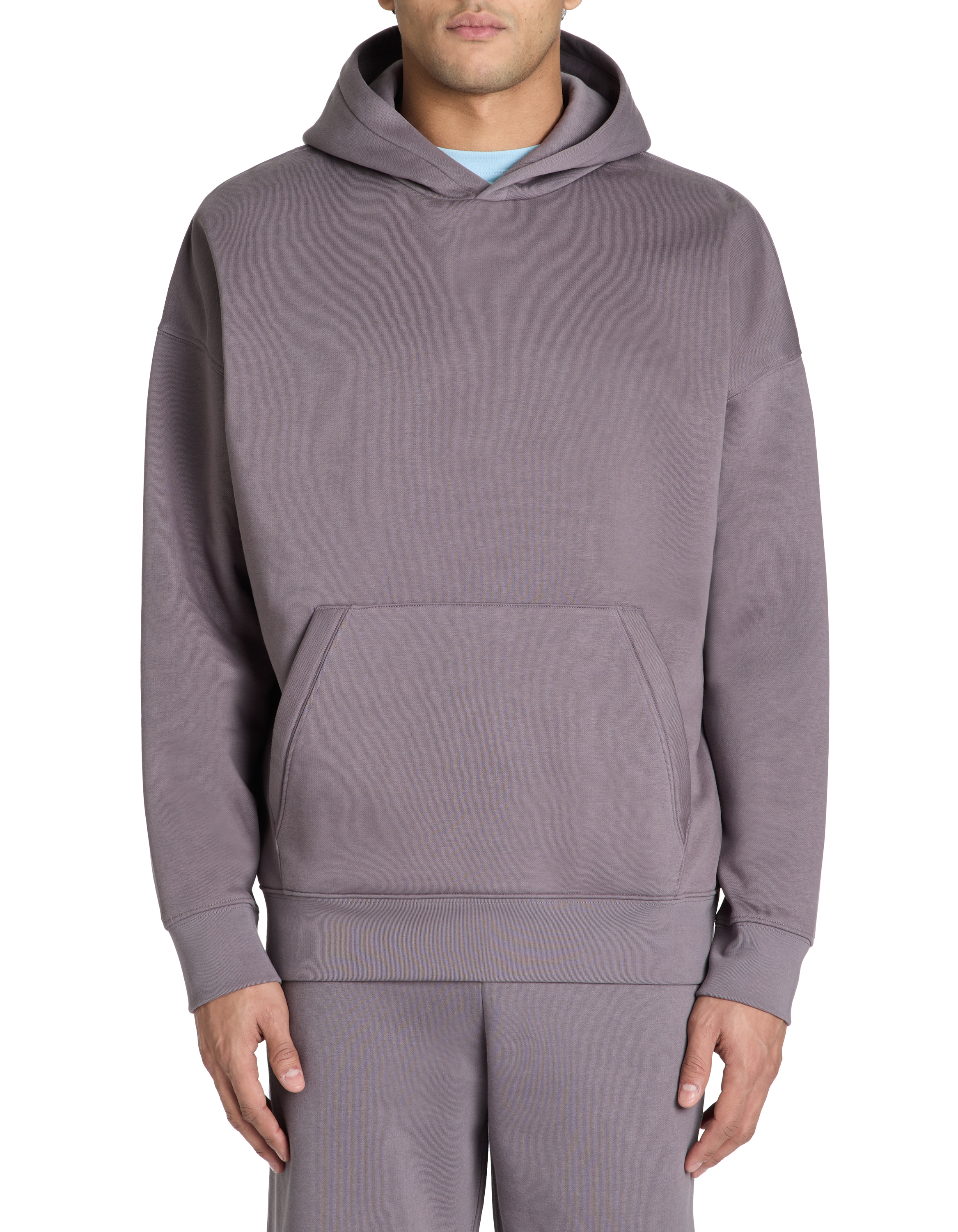 Sweat oversize à capuche 100% coton - gris - camaieu - Modalova
