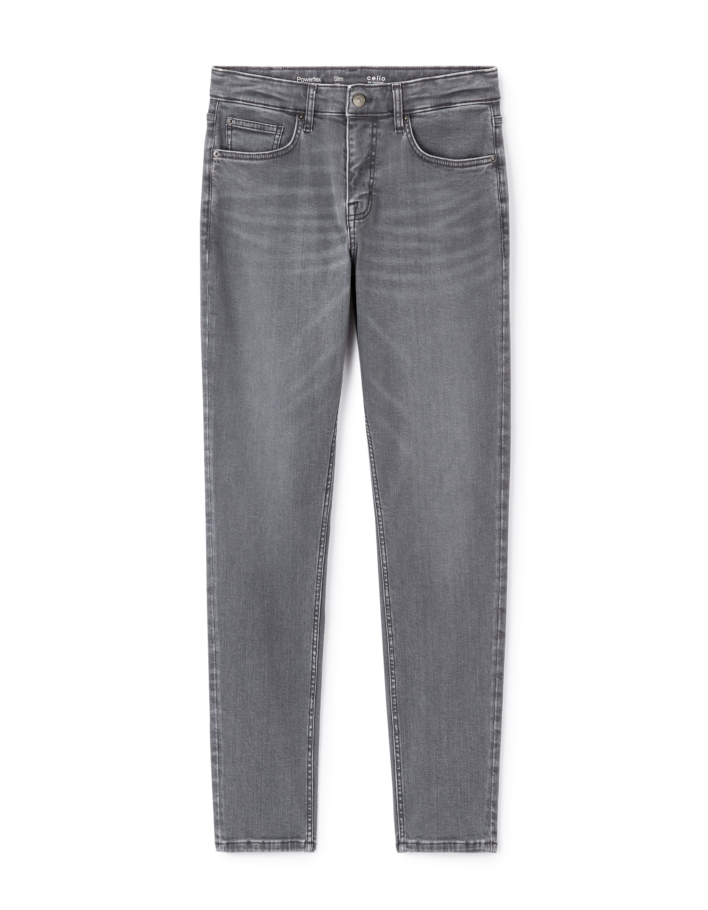 Jean slim stretch Powerflex - gris