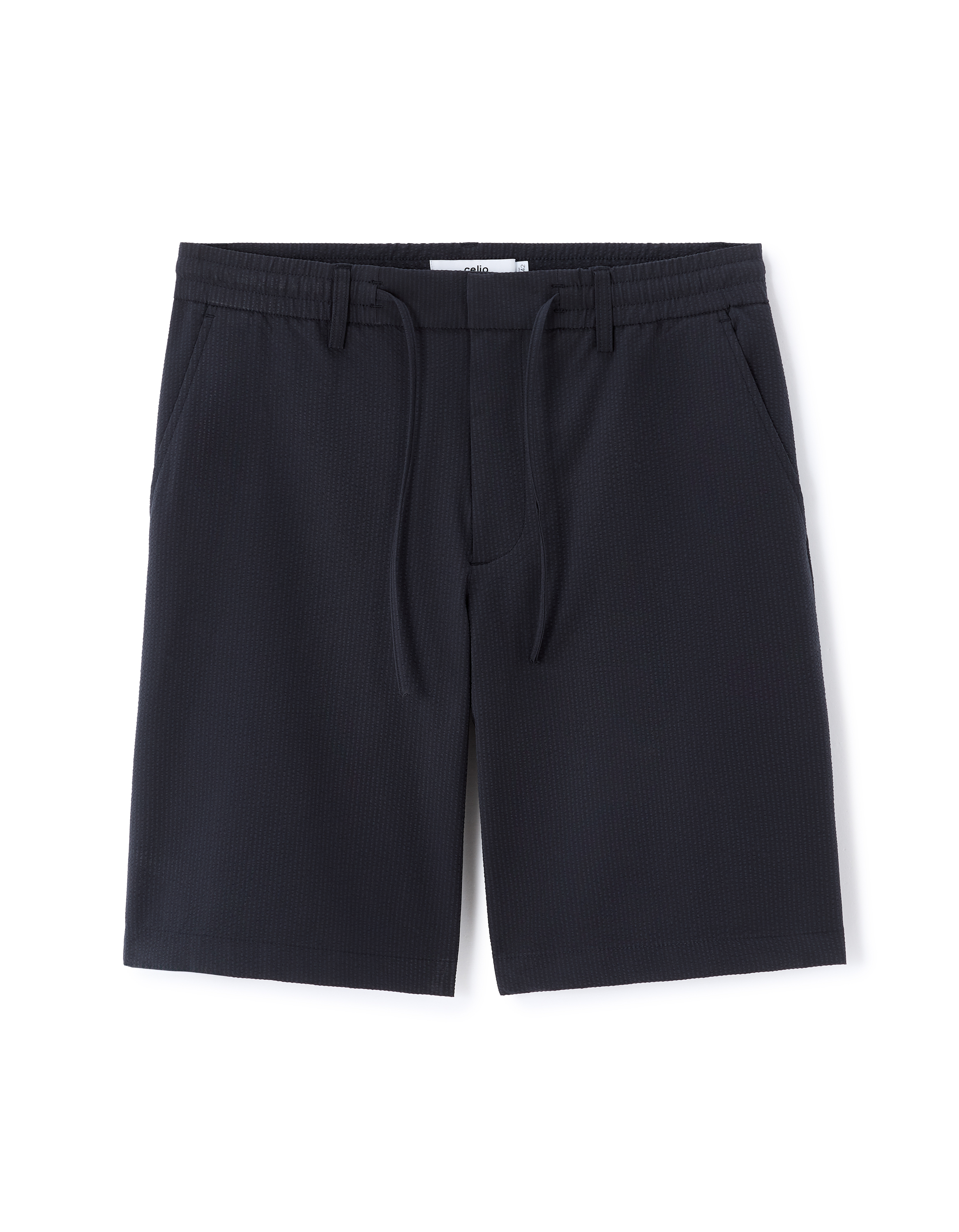 Bermuda en seersucker - marine