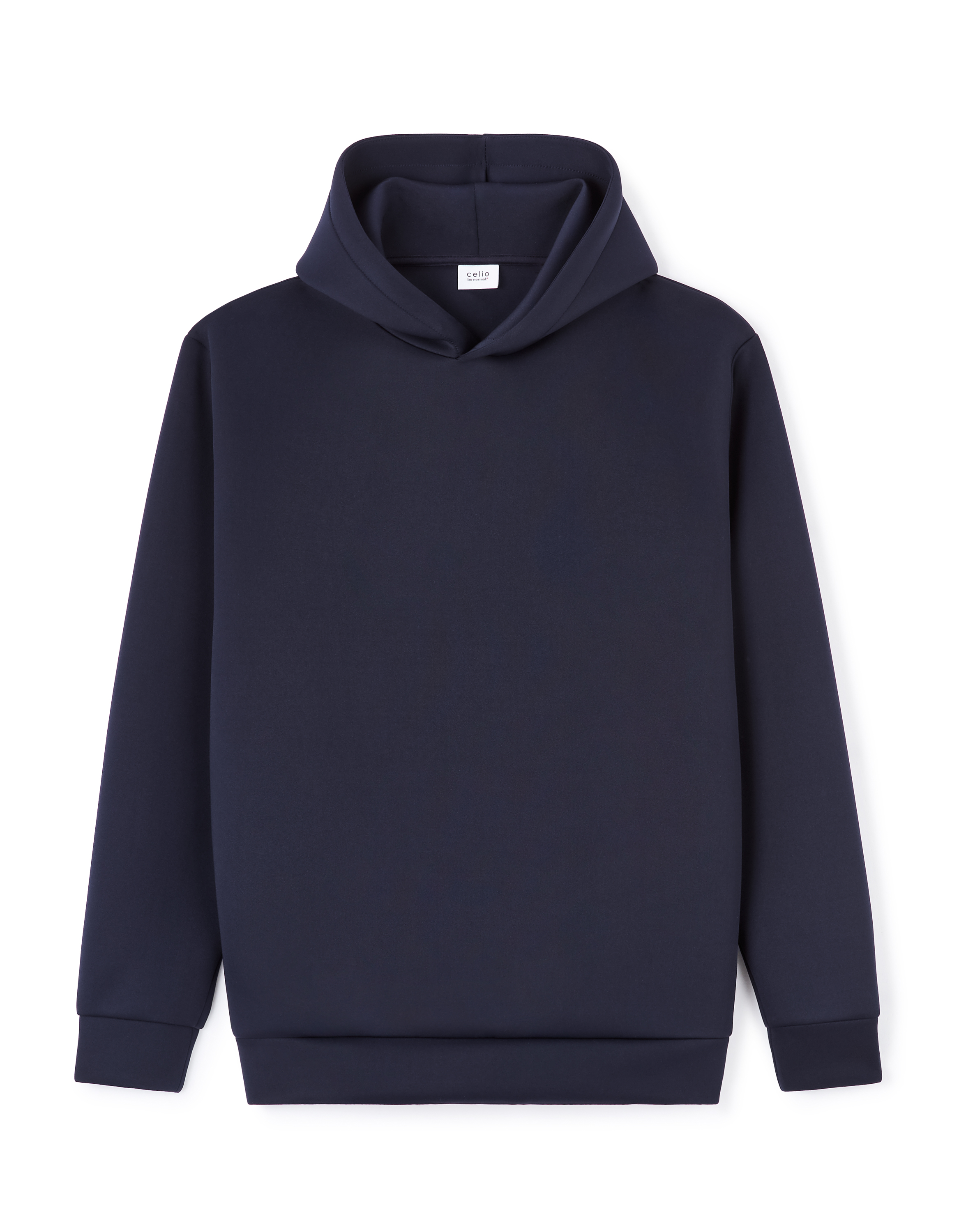 Sweat oversize capuche néoprène - marine